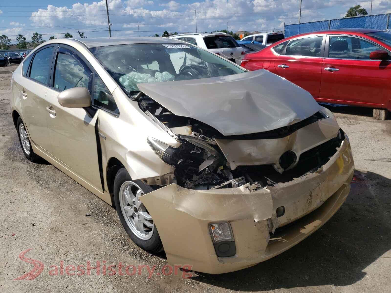 2010 TOYOTA PRIUS — VIN JTDKN3DU9A0211353