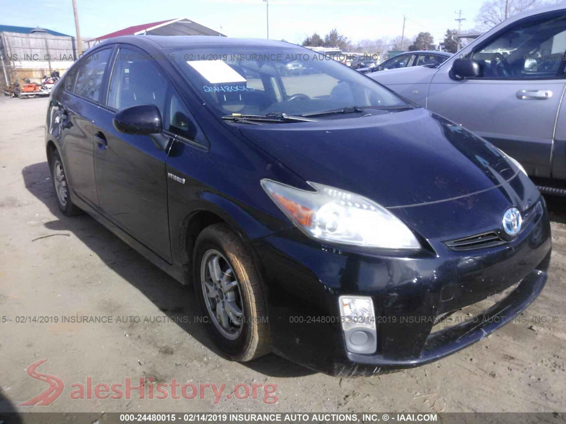 2010 TOYOTA PRIUS — VIN JTDKN3DU9A5223926
