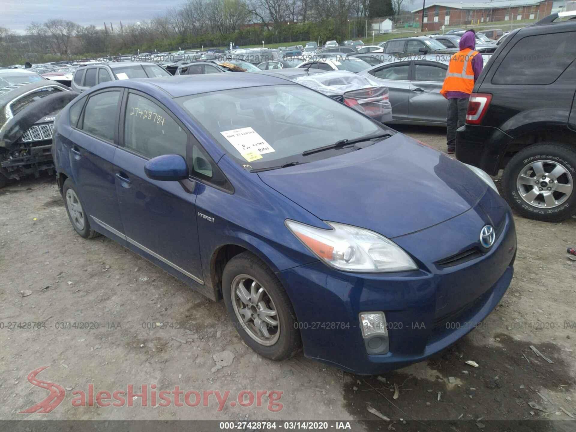 2011 TOYOTA PRIUS — VIN JTDKN3DU9B5339662