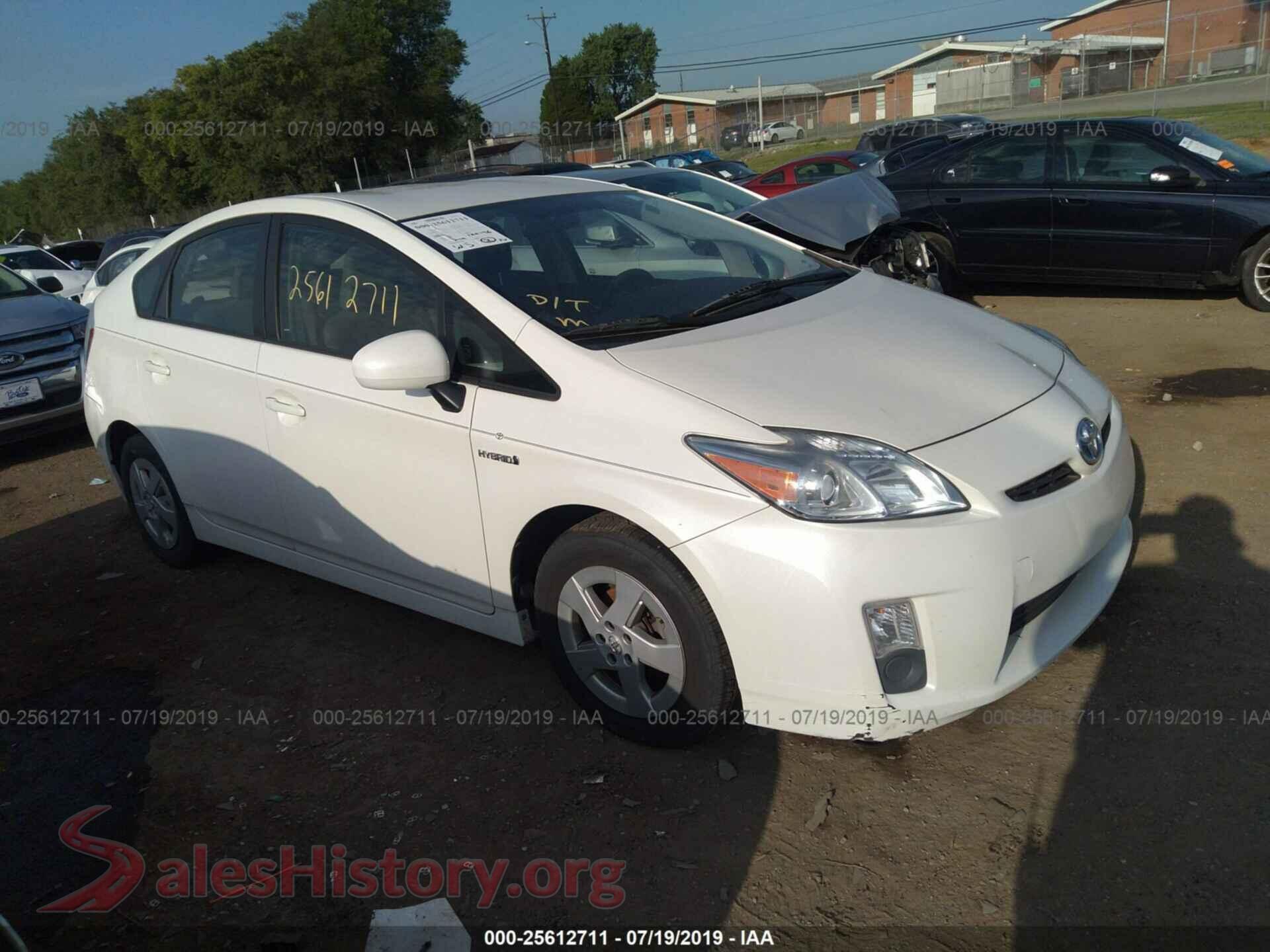 2011 TOYOTA PRIUS — VIN JTDKN3DU9B5369616