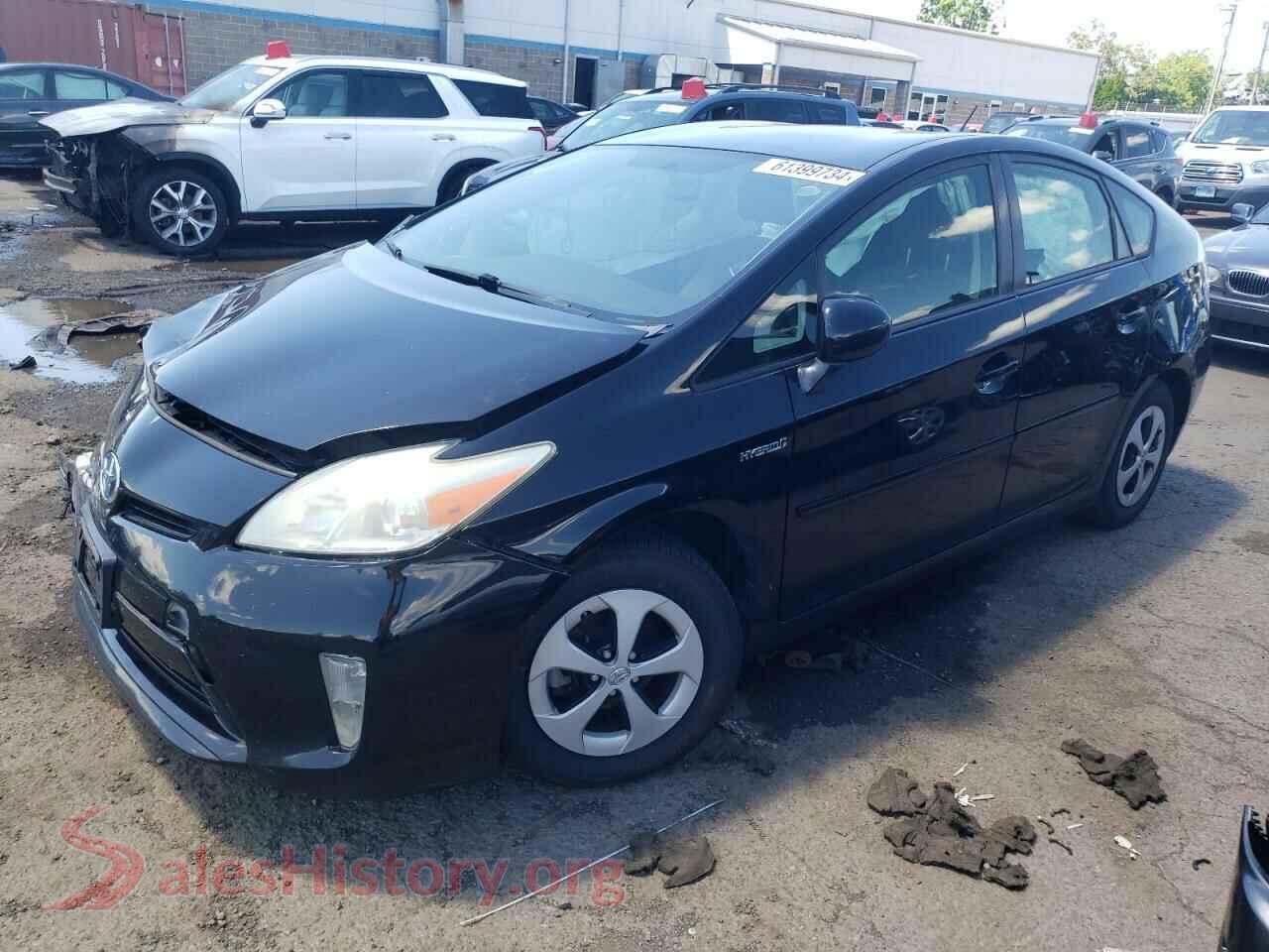 2014 TOYOTA PRIUS — VIN JTDKN3DU9E1742763