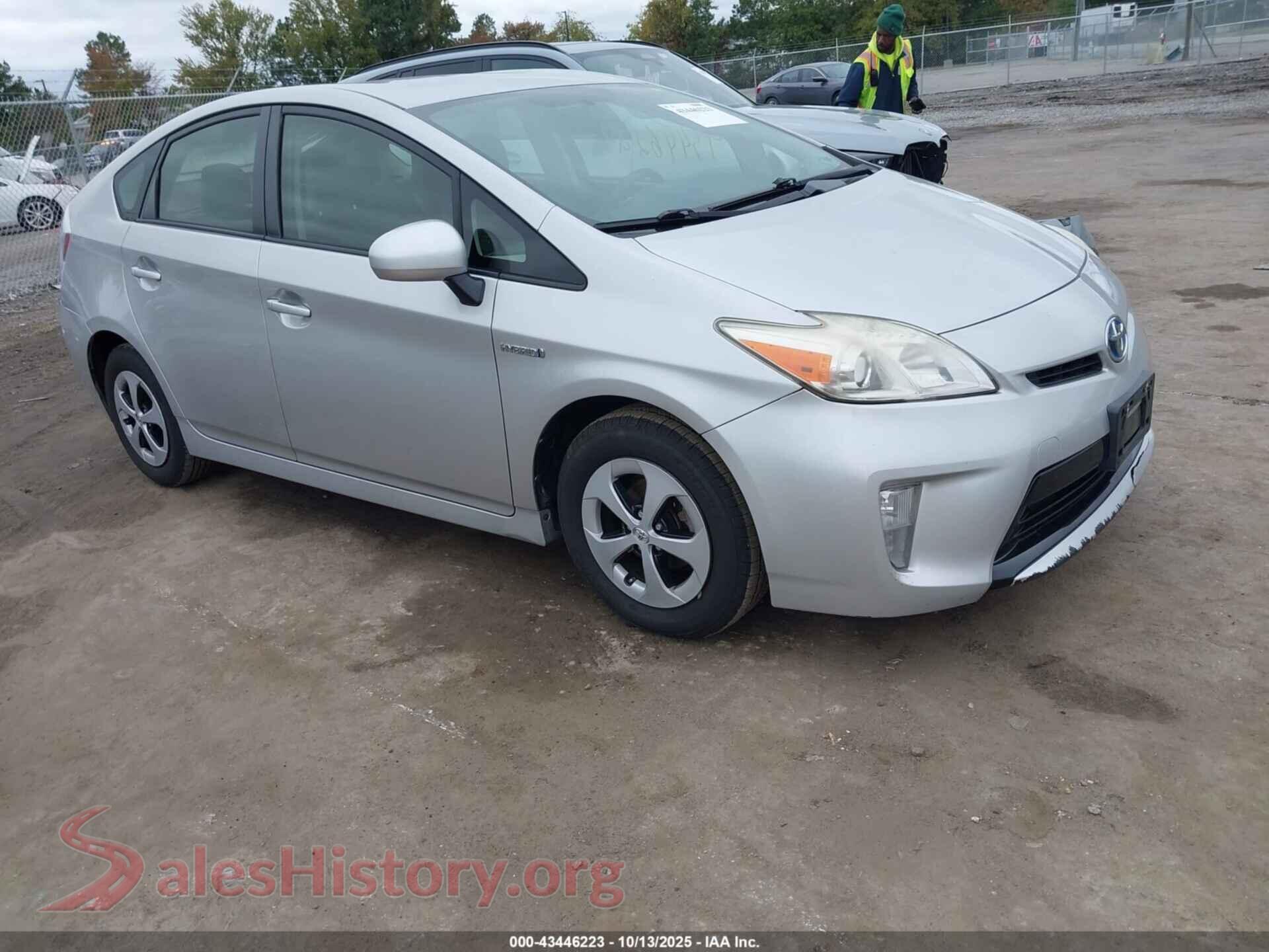 2015 TOYOTA PRIUS — VIN JTDKN3DU9F0409955