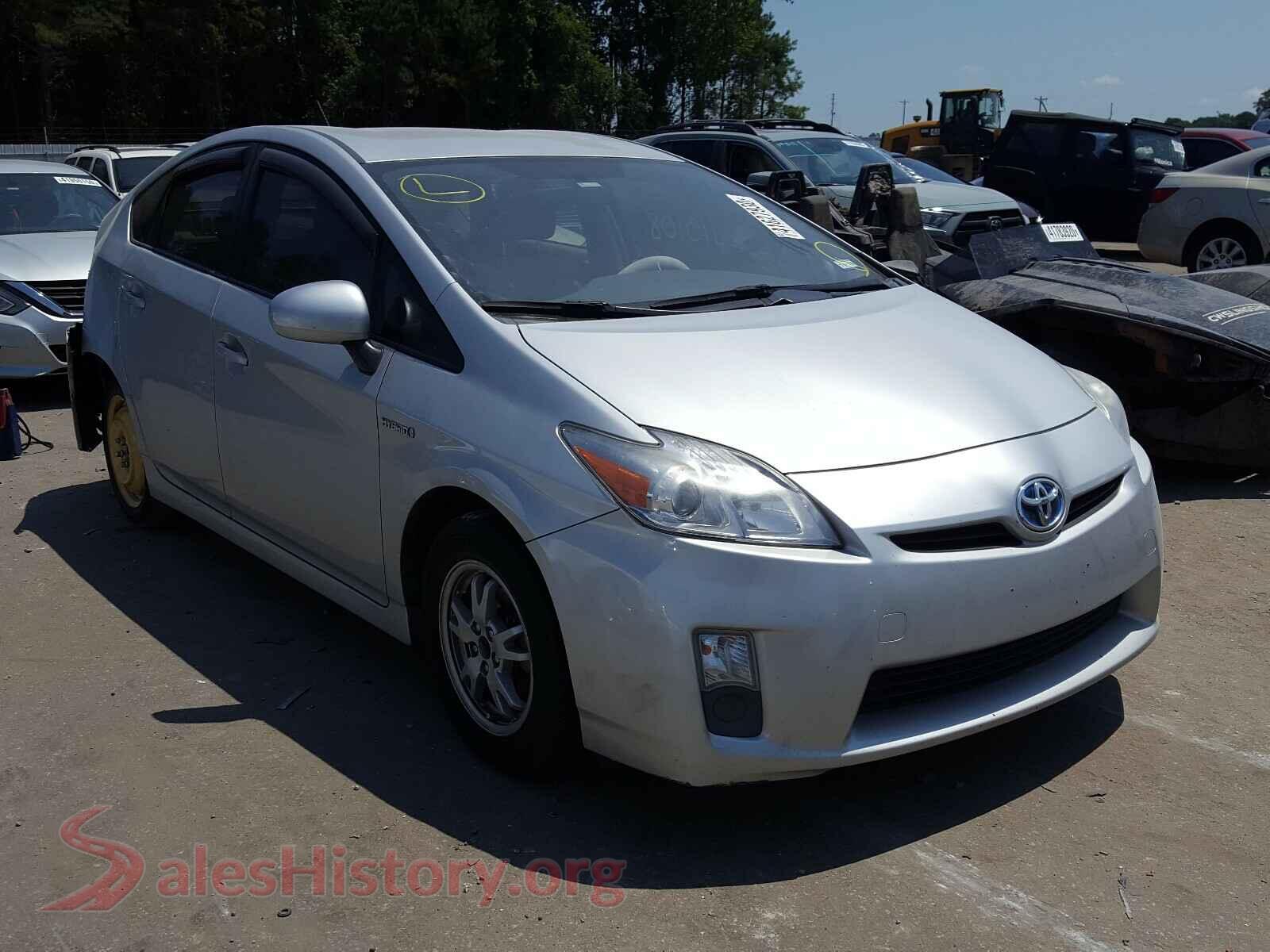 2010 TOYOTA PRIUS — VIN JTDKN3DUXA0076125