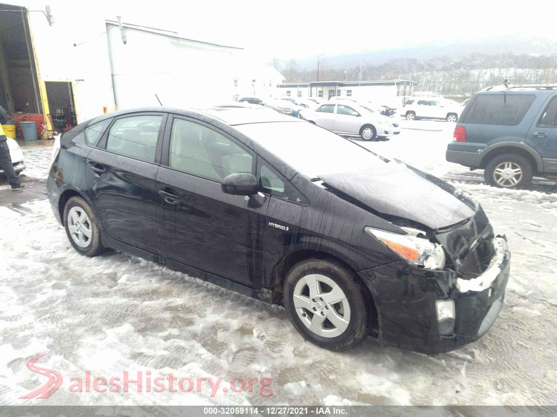 2010 TOYOTA PRIUS — VIN JTDKN3DUXA0170408
