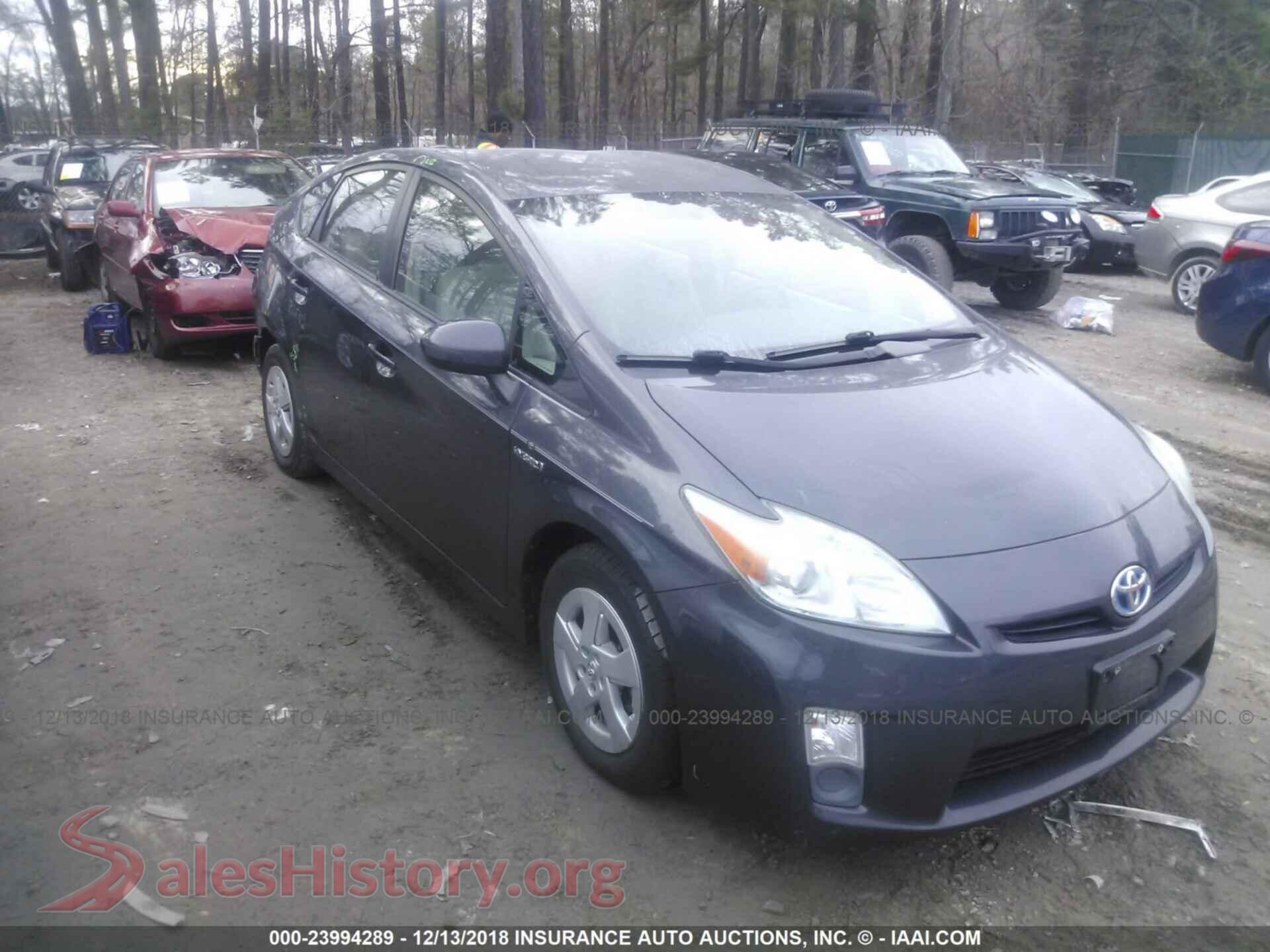 2011 TOYOTA PRIUS — VIN JTDKN3DUXB5342702
