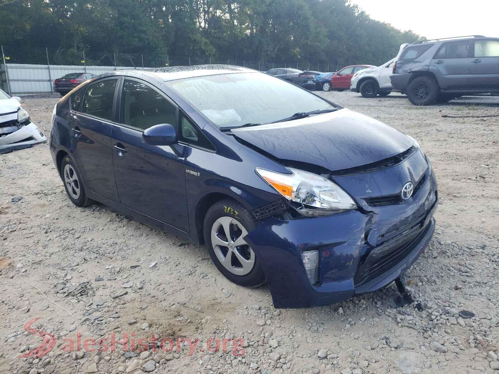 2012 TOYOTA PRIUS — VIN JTDKN3DUXC1560793