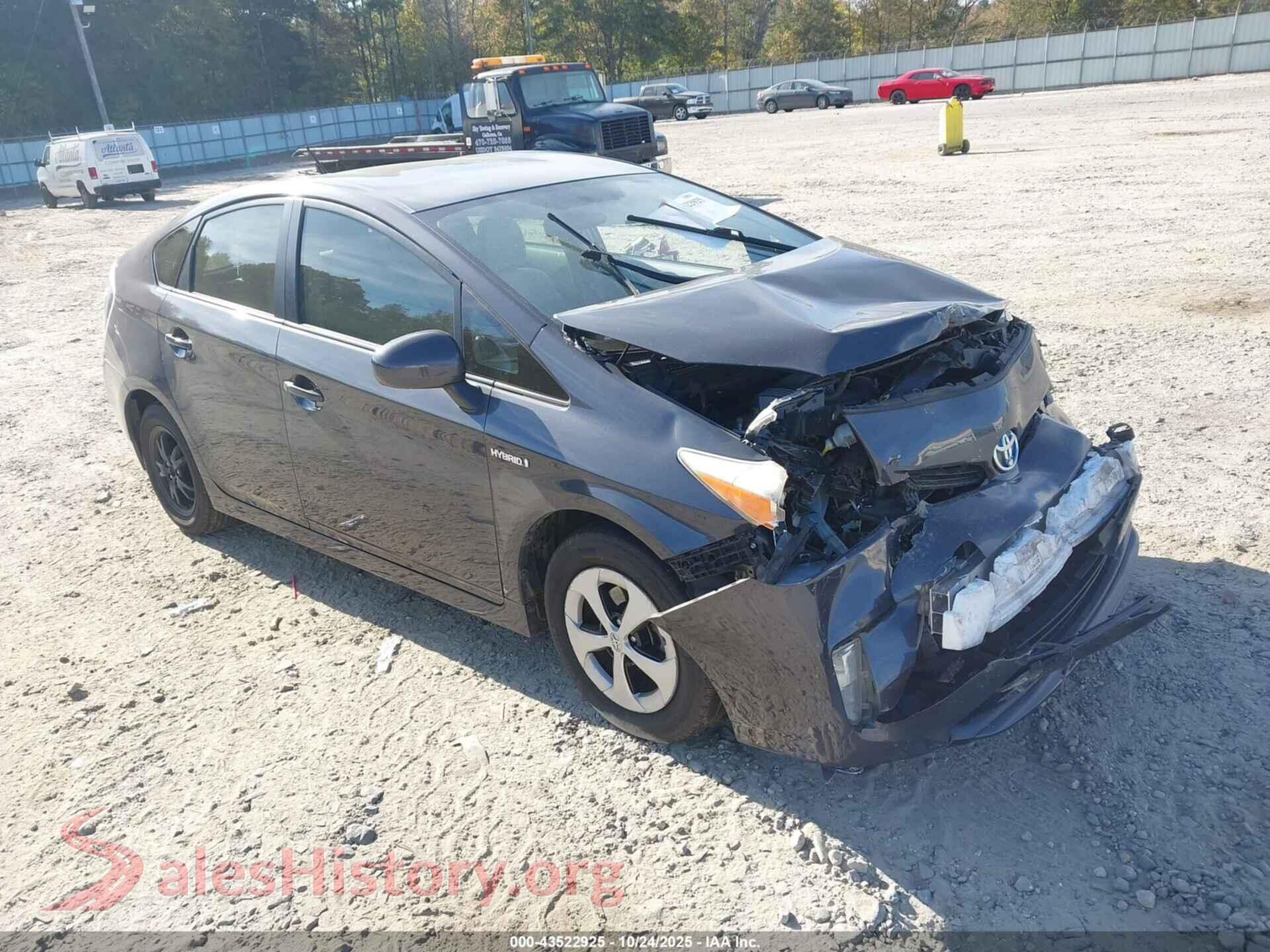 2013 TOYOTA PRIUS — VIN JTDKN3DUXD1649264