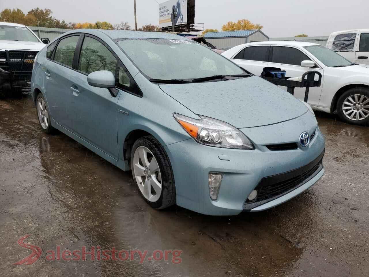 2013 TOYOTA PRIUS — VIN JTDKN3DUXD5605287
