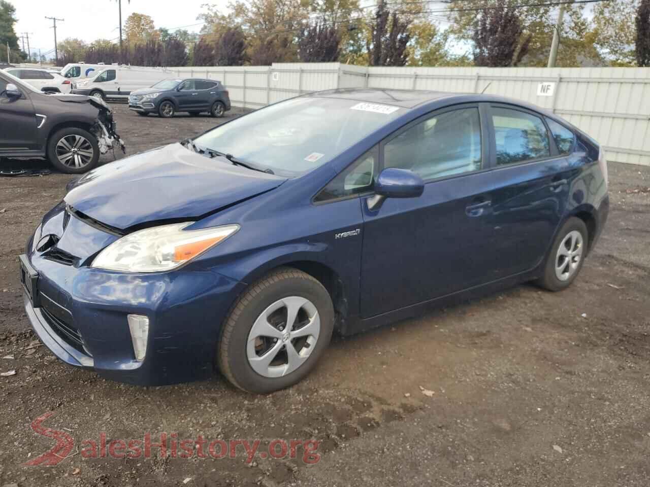 2014 TOYOTA PRIUS — VIN JTDKN3DUXE1750371