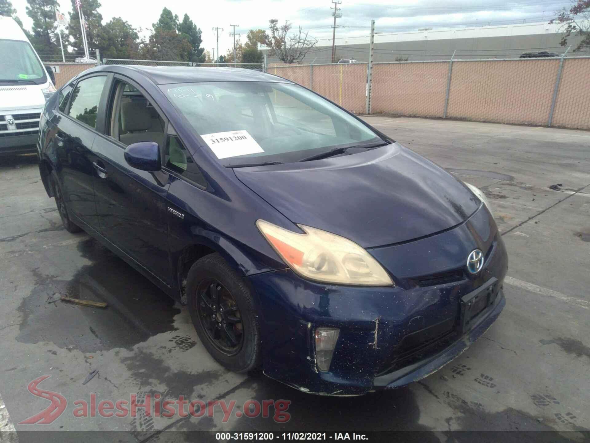 2015 TOYOTA PRIUS — VIN JTDKN3DUXF1915899