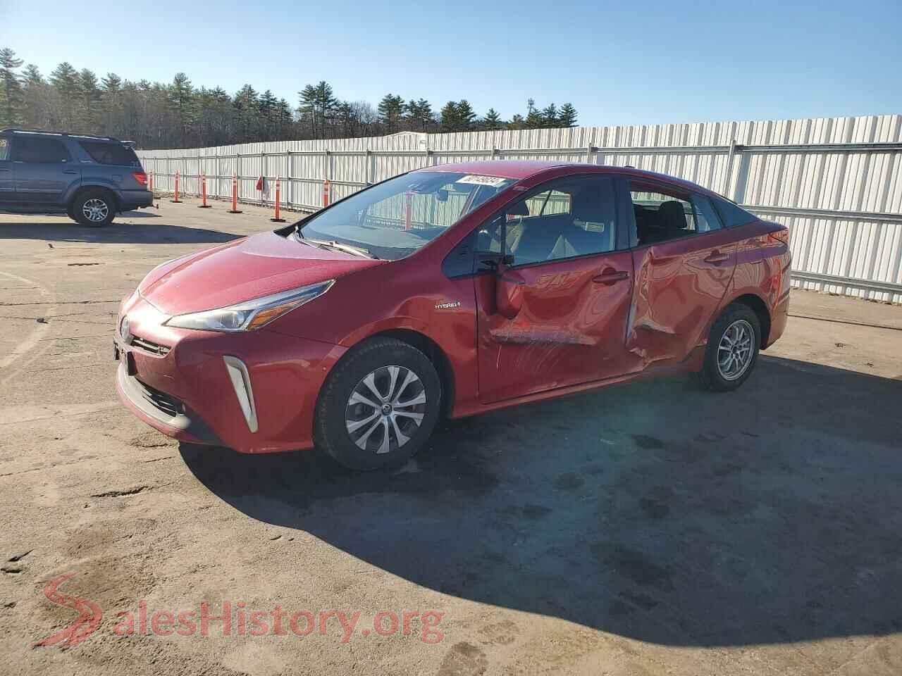 2020 TOYOTA PRIUS — VIN JTDL9RFU1L3017085