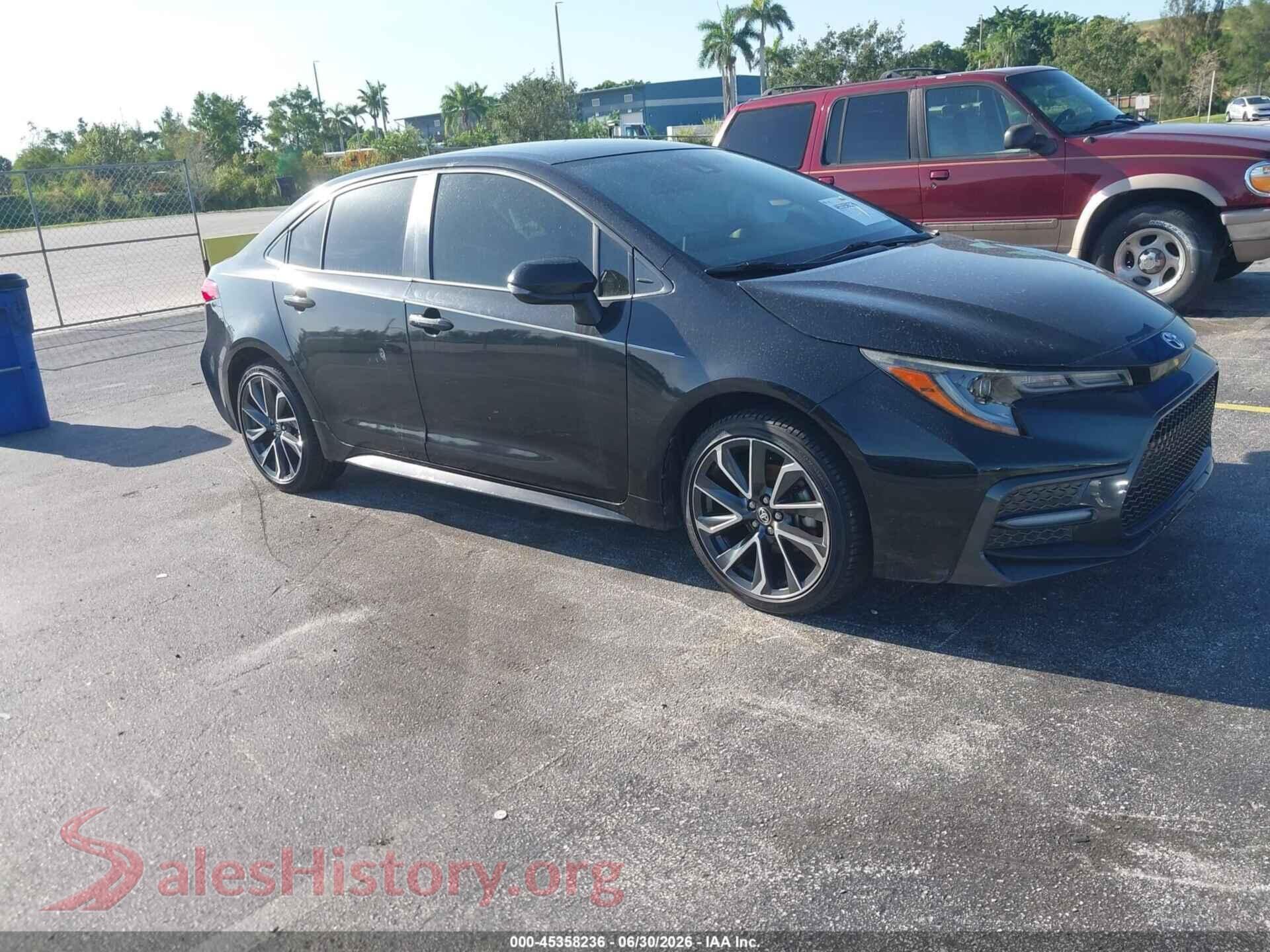 2021 TOYOTA COROLLA — VIN JTDS4MCE5MJ056432