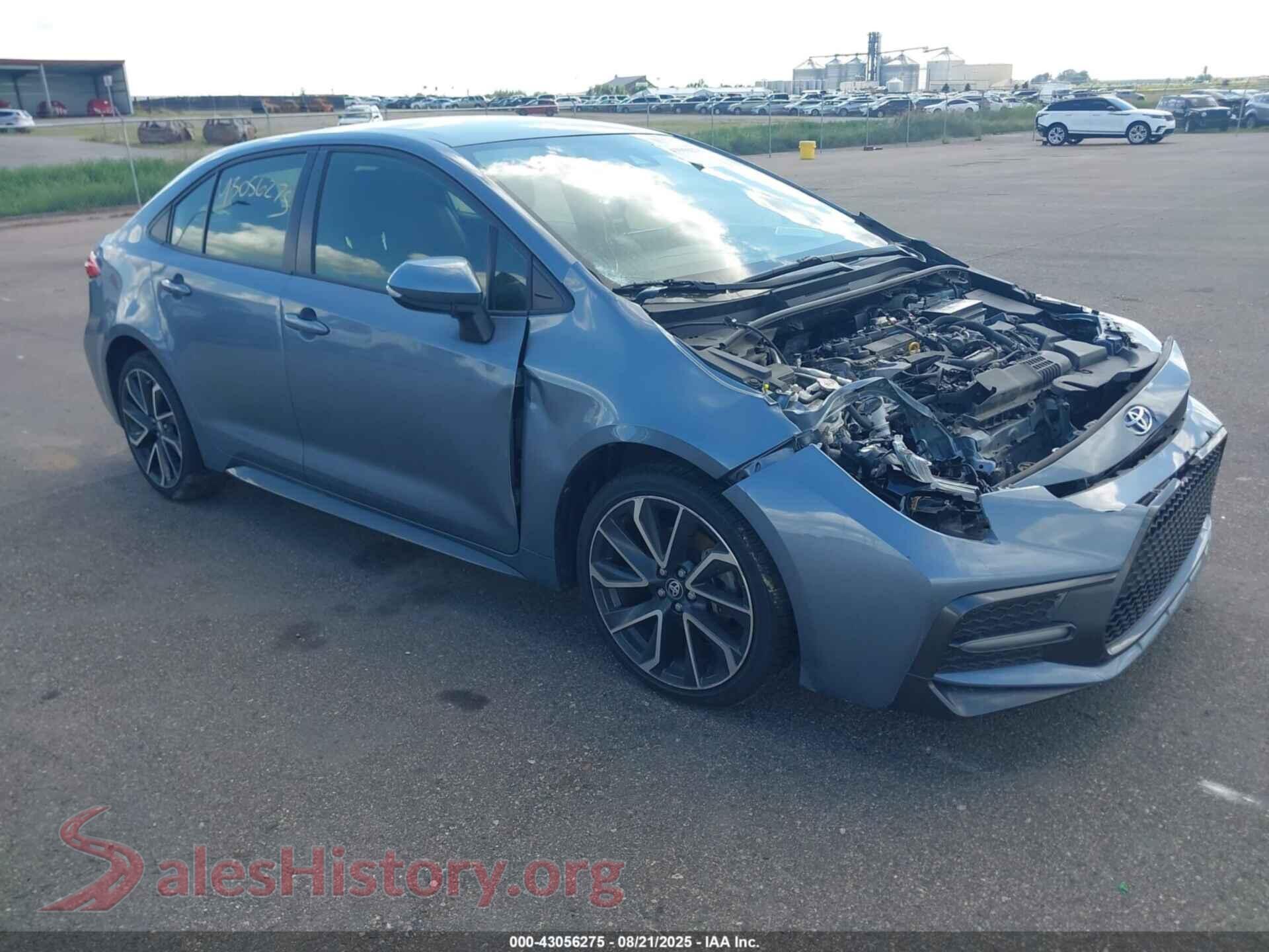2022 TOYOTA COROLLA — VIN JTDS4MCE7NJ096559