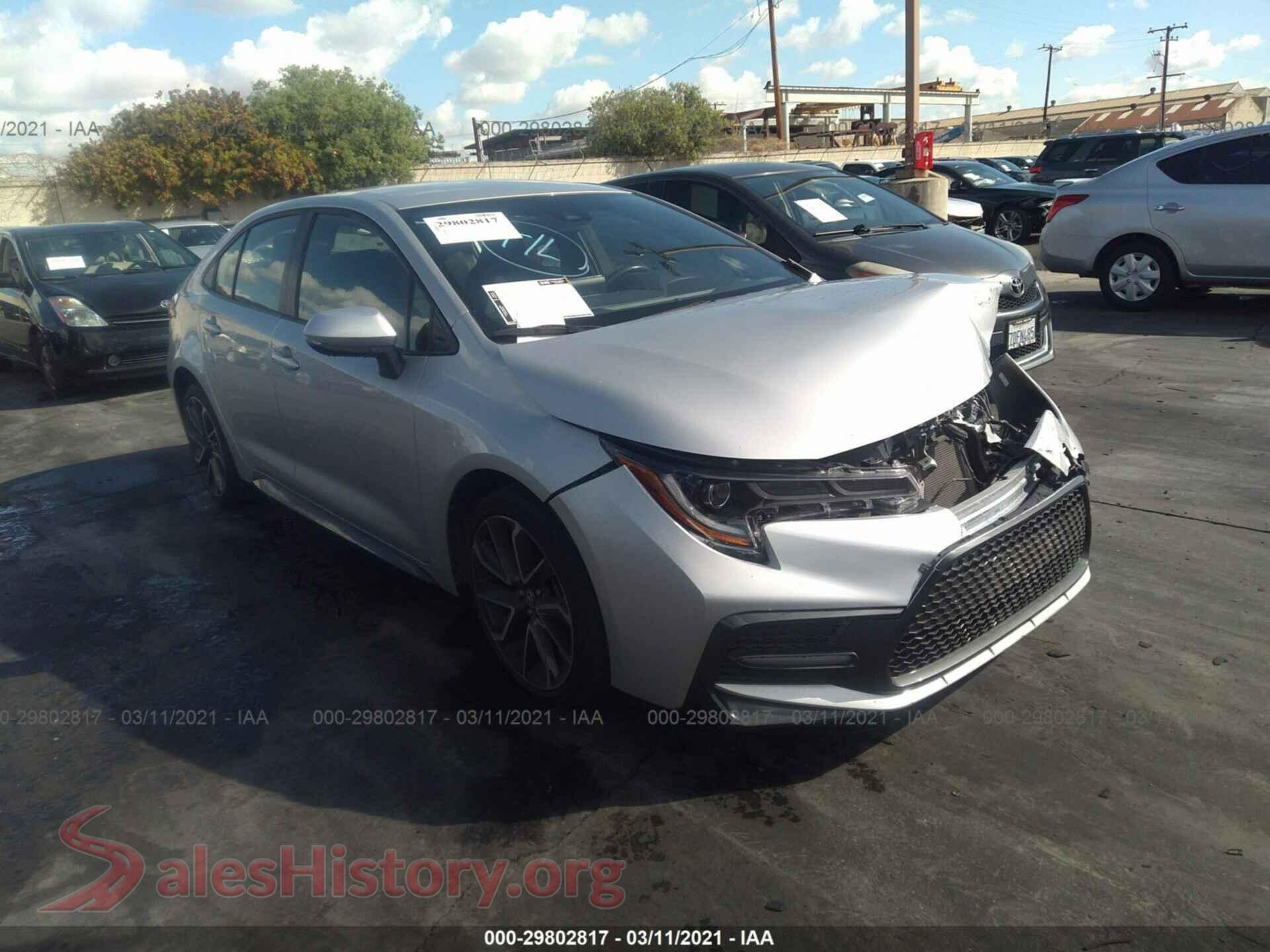 2020 TOYOTA COROLLA — VIN JTDS4RCE9LJ004815
