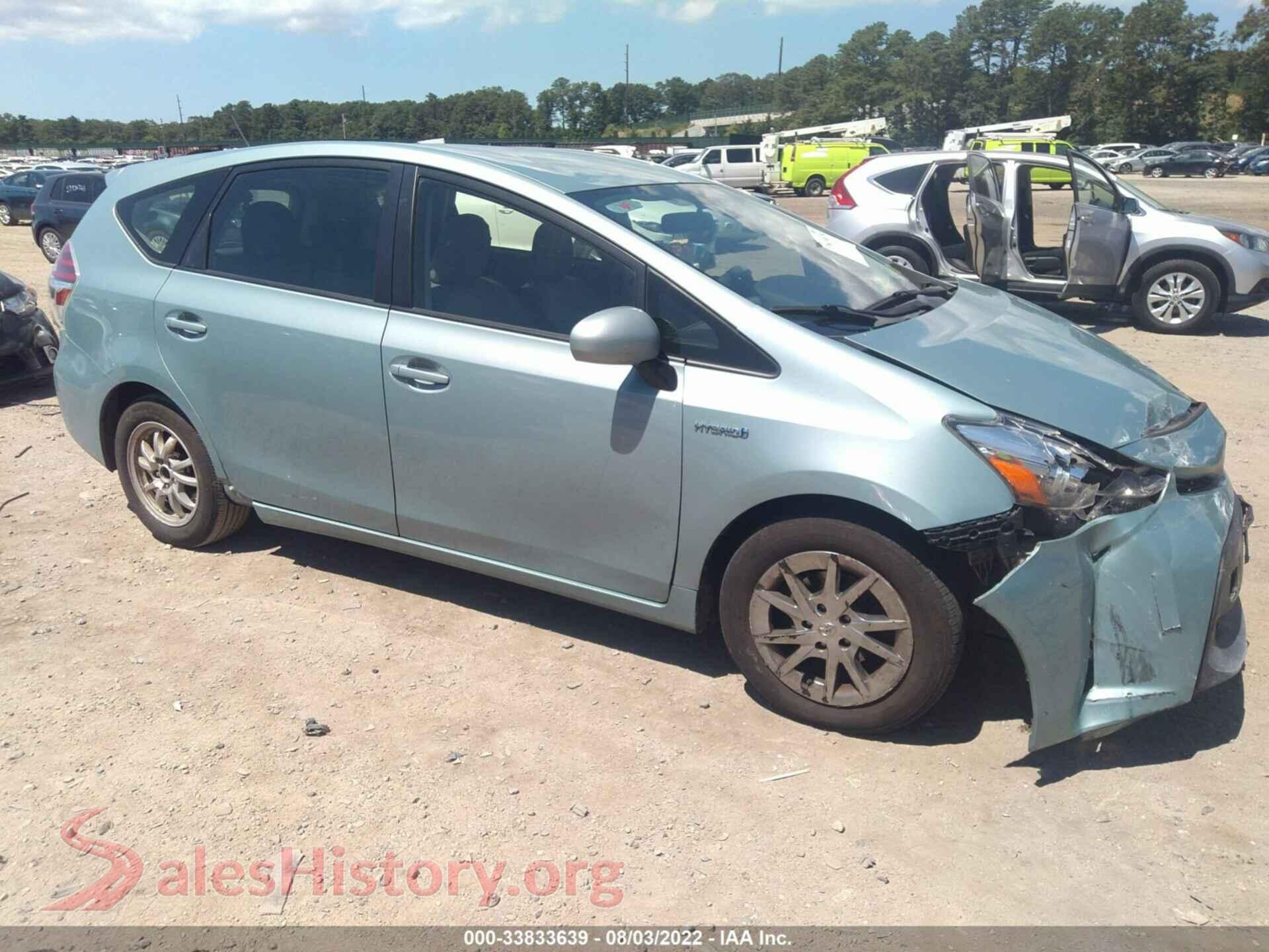 2015 TOYOTA PRIUS V — VIN JTDZN3EU0FJ036196