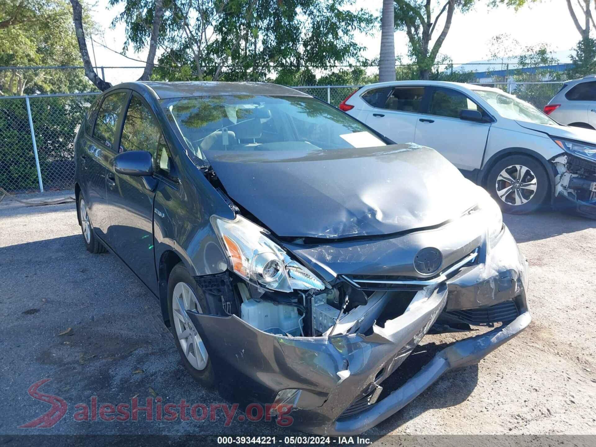 2014 TOYOTA PRIUS V — VIN JTDZN3EU1E3335926