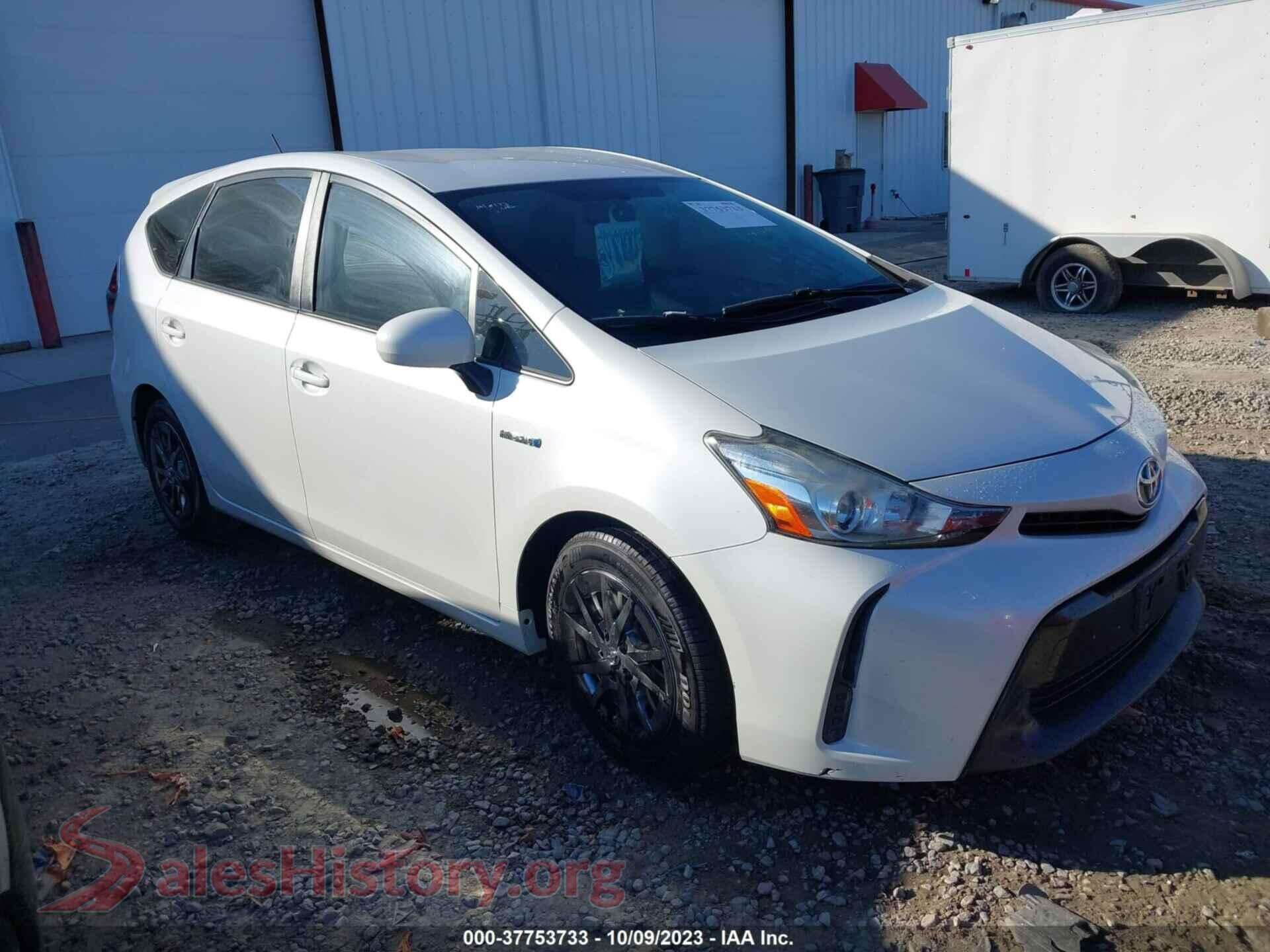 2016 TOYOTA PRIUS V — VIN JTDZN3EU6GJ040979