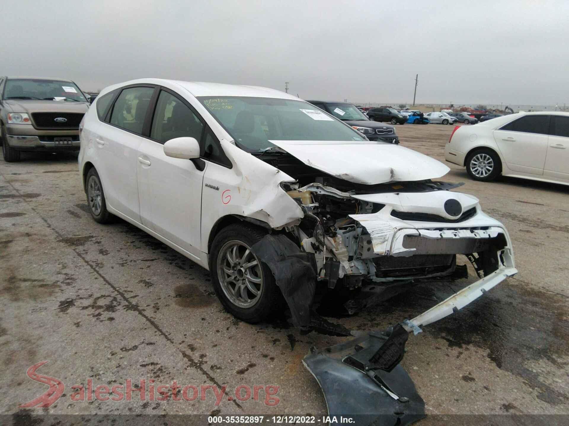 2015 TOYOTA PRIUS V — VIN JTDZN3EU7FJ029035