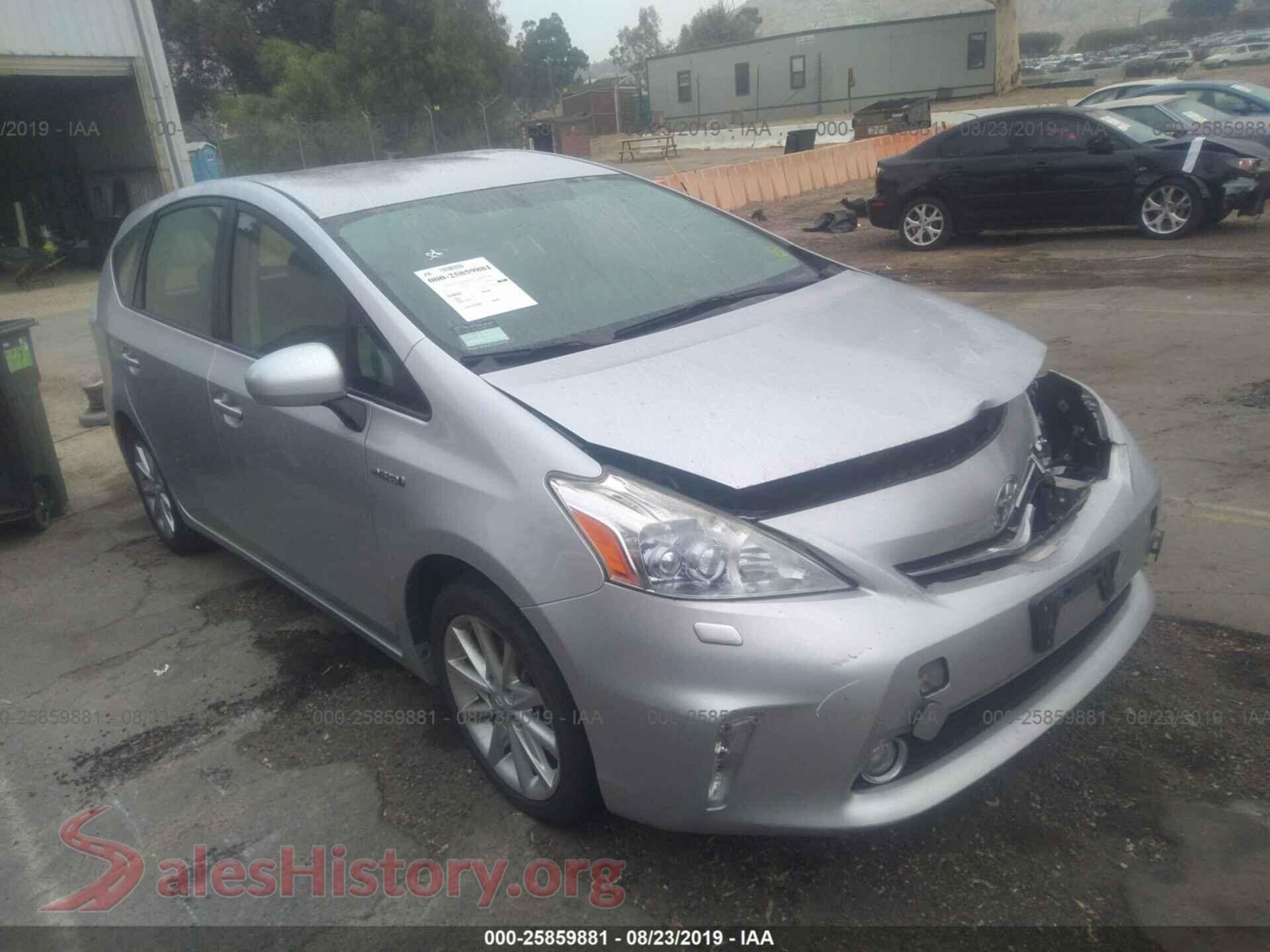 2013 TOYOTA PRIUS V — VIN JTDZN3EU9D3249536