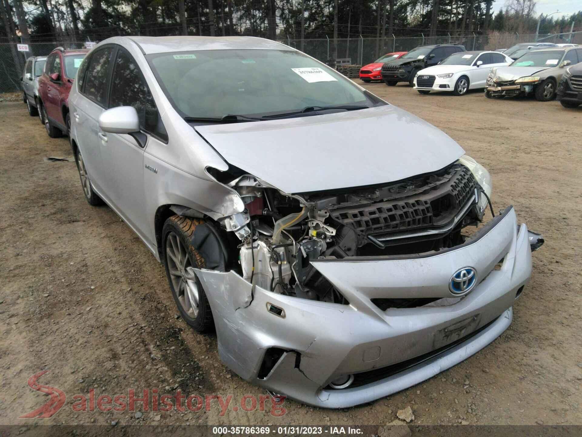 2014 TOYOTA PRIUS V — VIN JTDZN3EUXE3355060