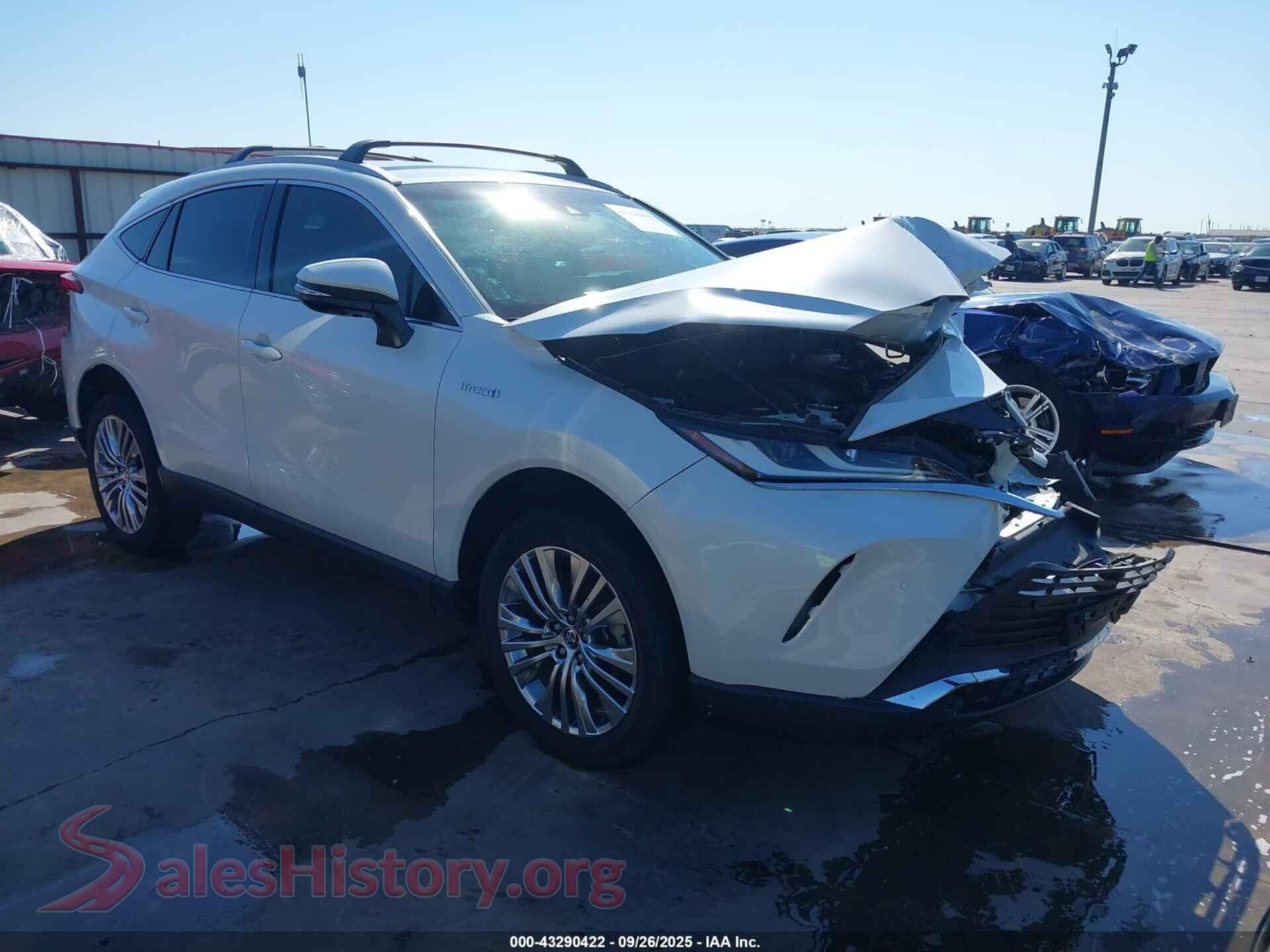 2021 TOYOTA VENZA — VIN JTEAAAAH0MJ006503