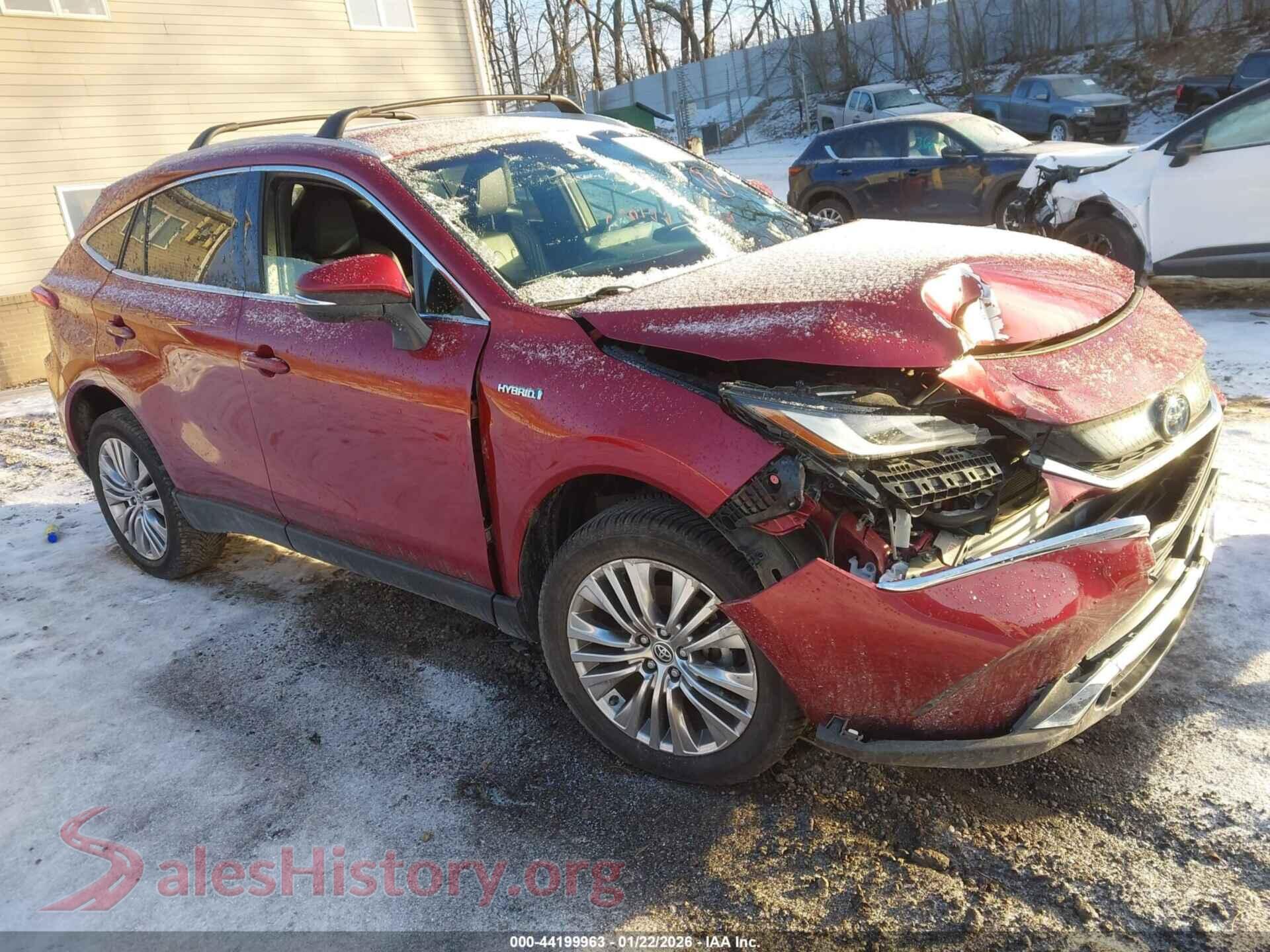 2021 TOYOTA VENZA — VIN JTEAAAAH0MJ020613