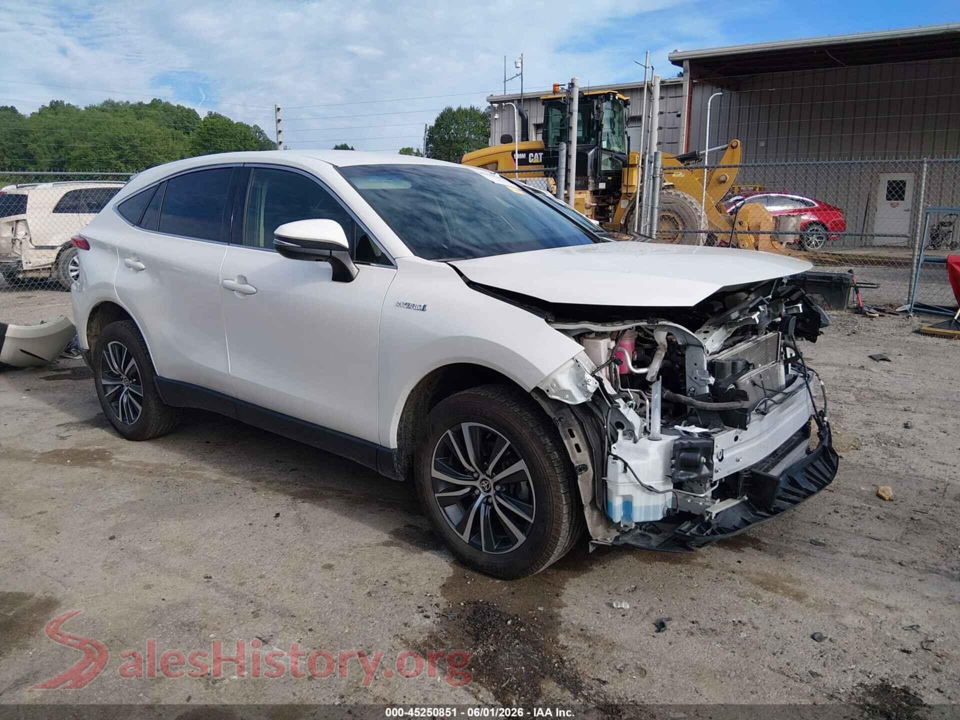 2021 TOYOTA VENZA — VIN JTEAAAAH0MJ032213