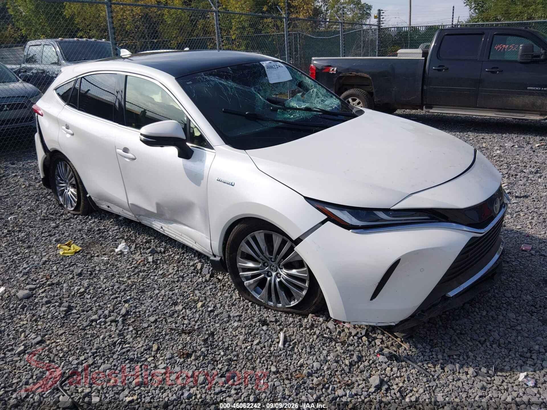 2021 TOYOTA VENZA — VIN JTEAAAAH0MJ040411
