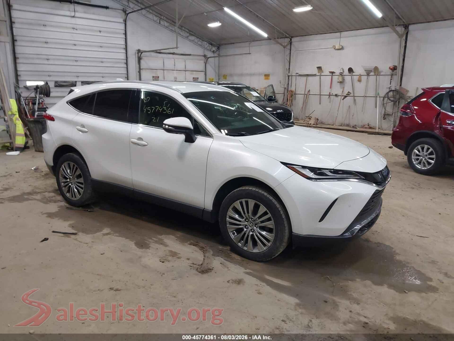 2021 TOYOTA VENZA — VIN JTEAAAAH0MJ047004