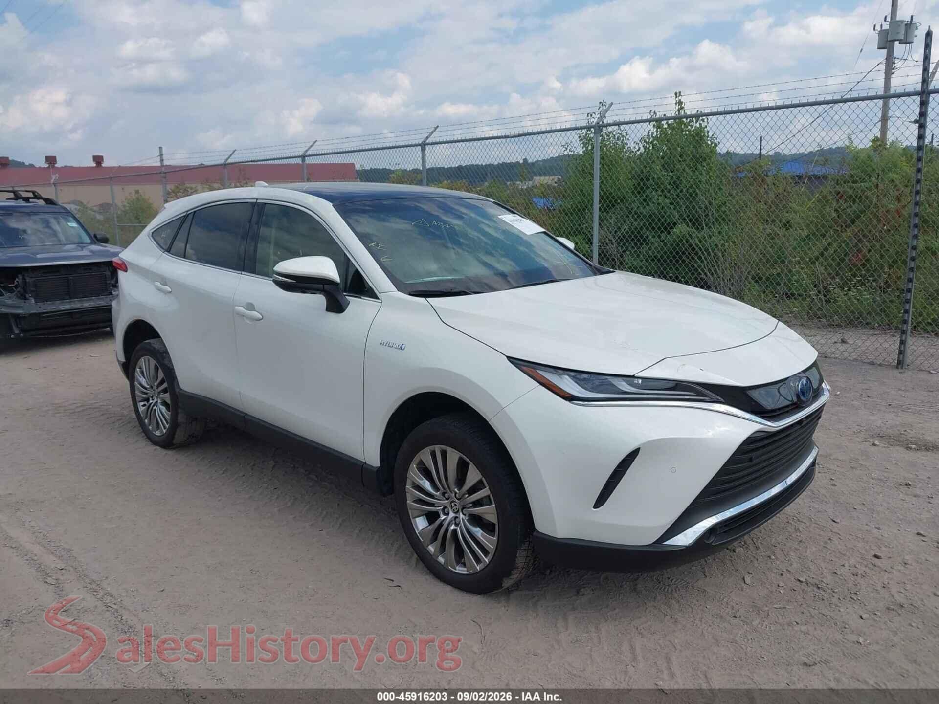 2021 TOYOTA VENZA — VIN JTEAAAAH0MJ054499