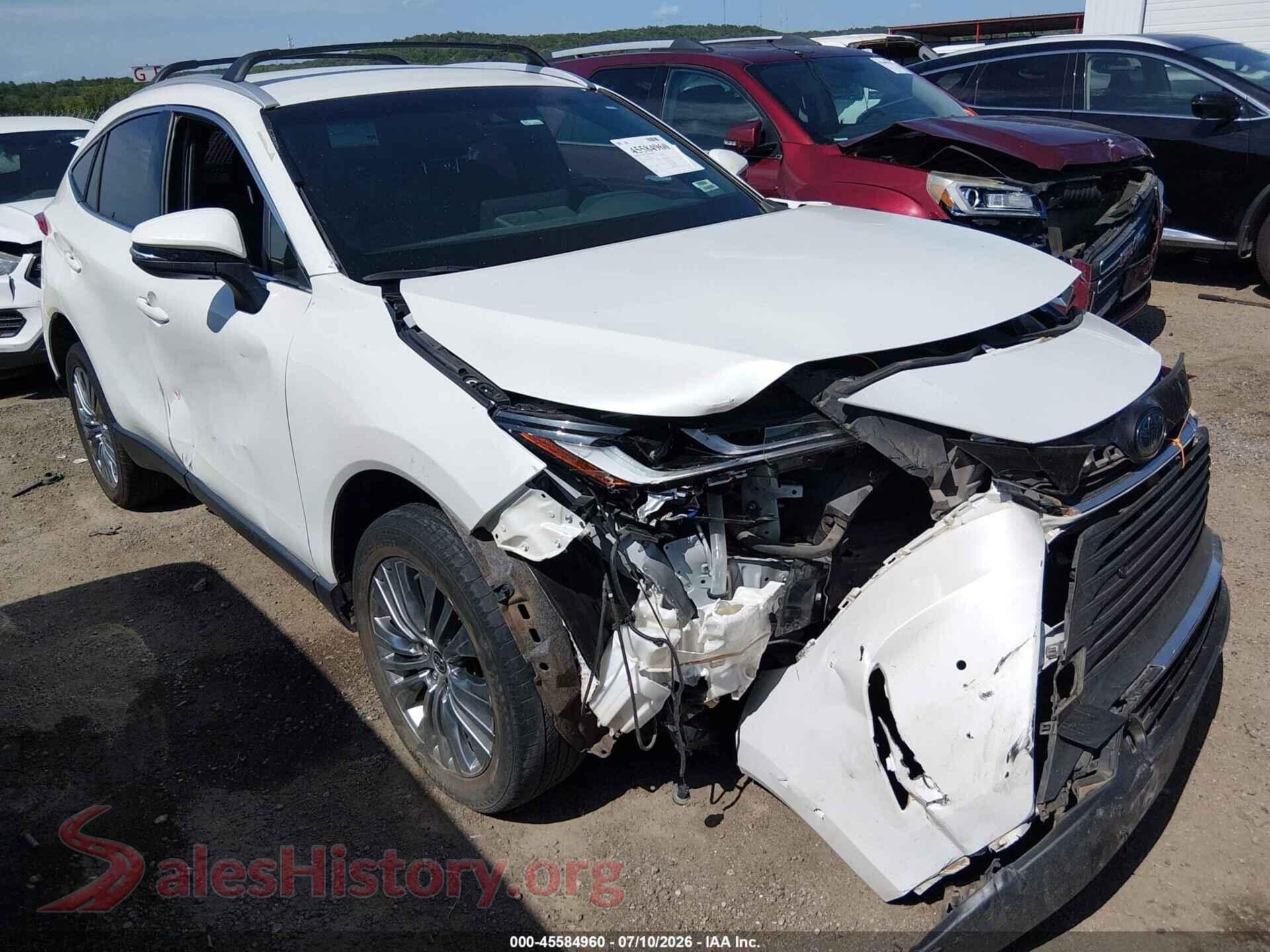2021 TOYOTA VENZA — VIN JTEAAAAH1MJ049182