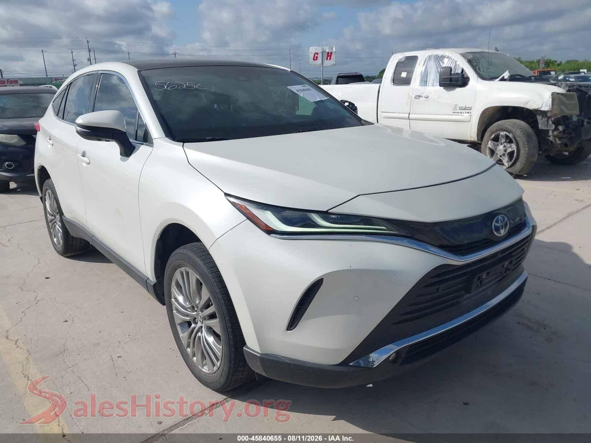 2022 TOYOTA VENZA — VIN JTEAAAAH1NJ103890