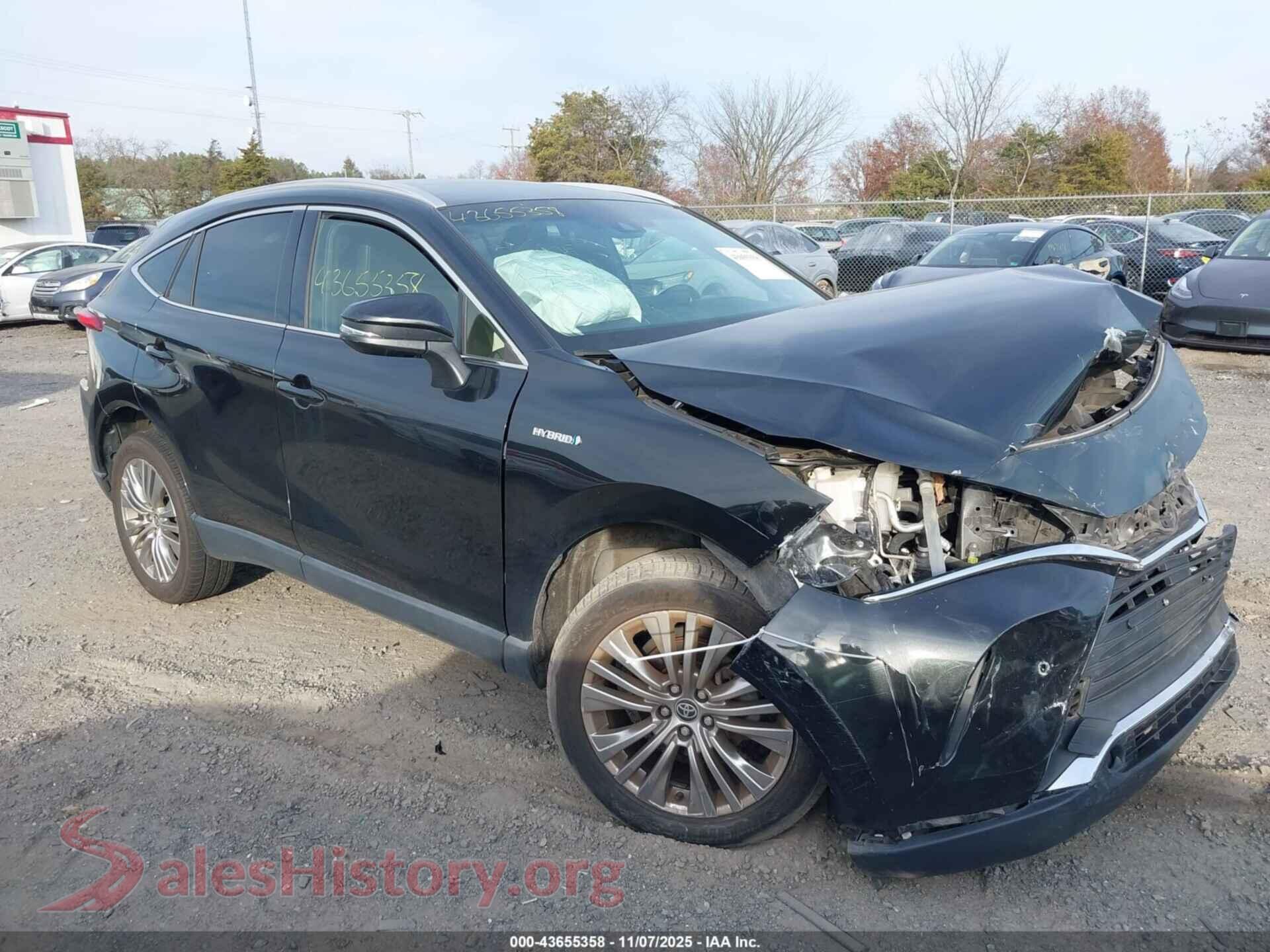 2021 TOYOTA VENZA — VIN JTEAAAAH2MJ014618