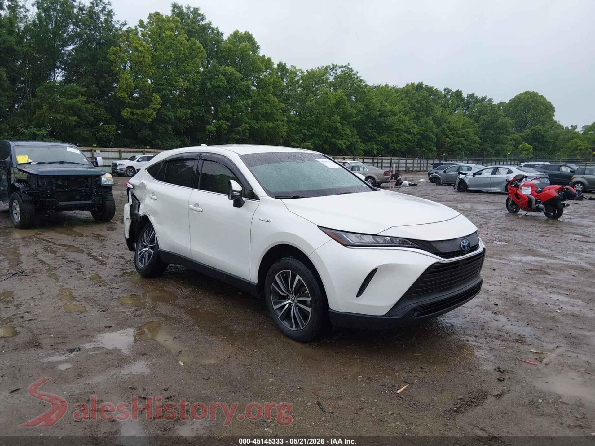 2021 TOYOTA VENZA — VIN JTEAAAAH2MJ028616