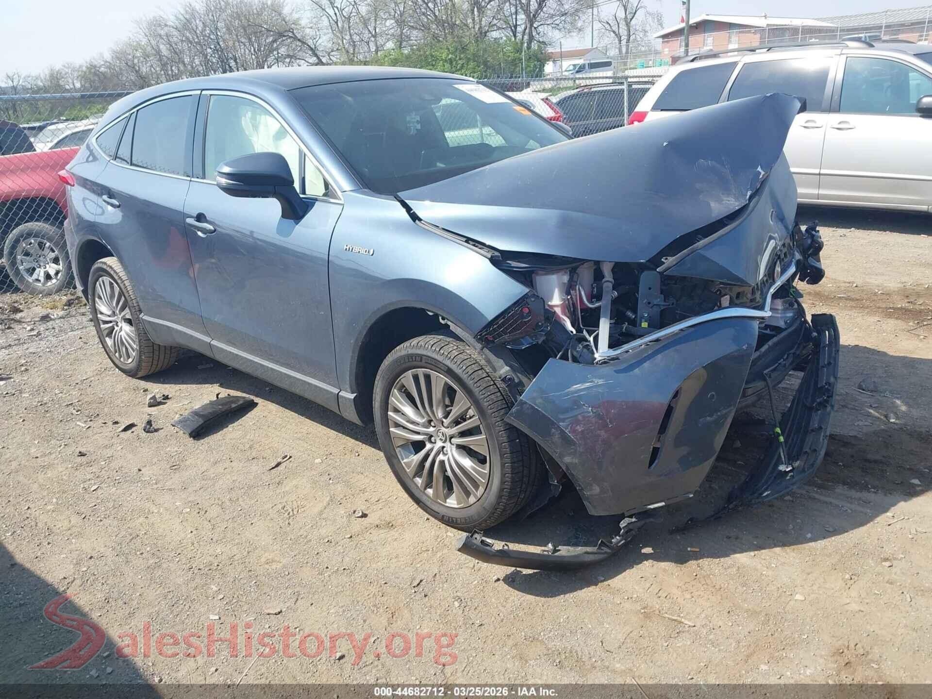 2021 TOYOTA VENZA — VIN JTEAAAAH2MJ038840