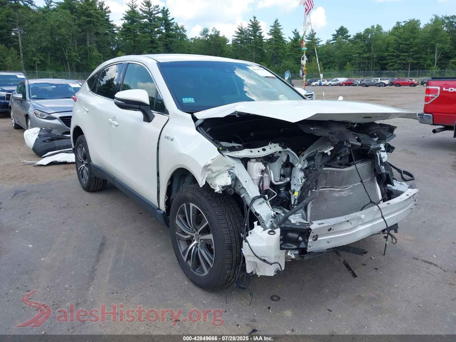2021 TOYOTA VENZA — VIN JTEAAAAH2MJ055508