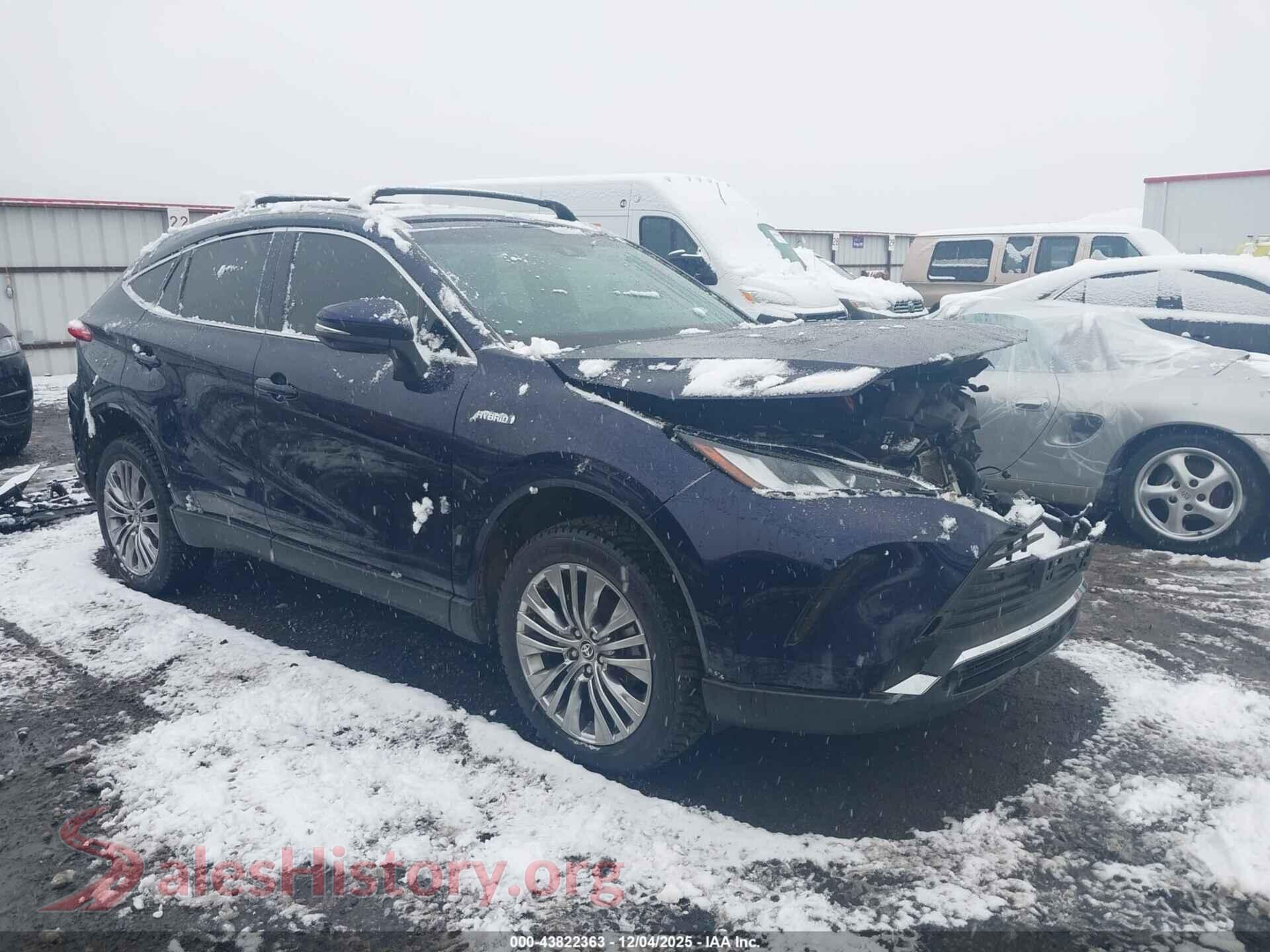 2021 TOYOTA VENZA — VIN JTEAAAAH2MJ071353