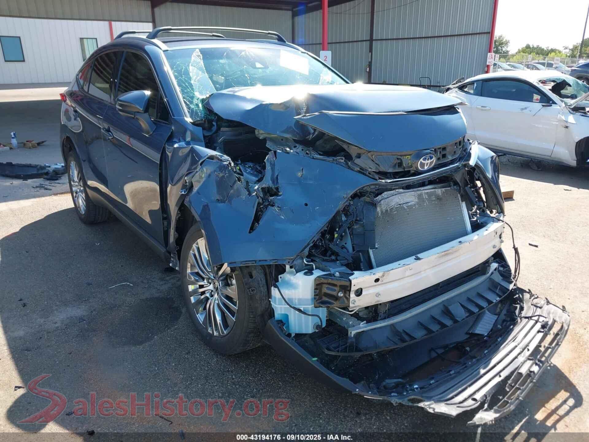 2022 TOYOTA VENZA — VIN JTEAAAAH2NJ118382