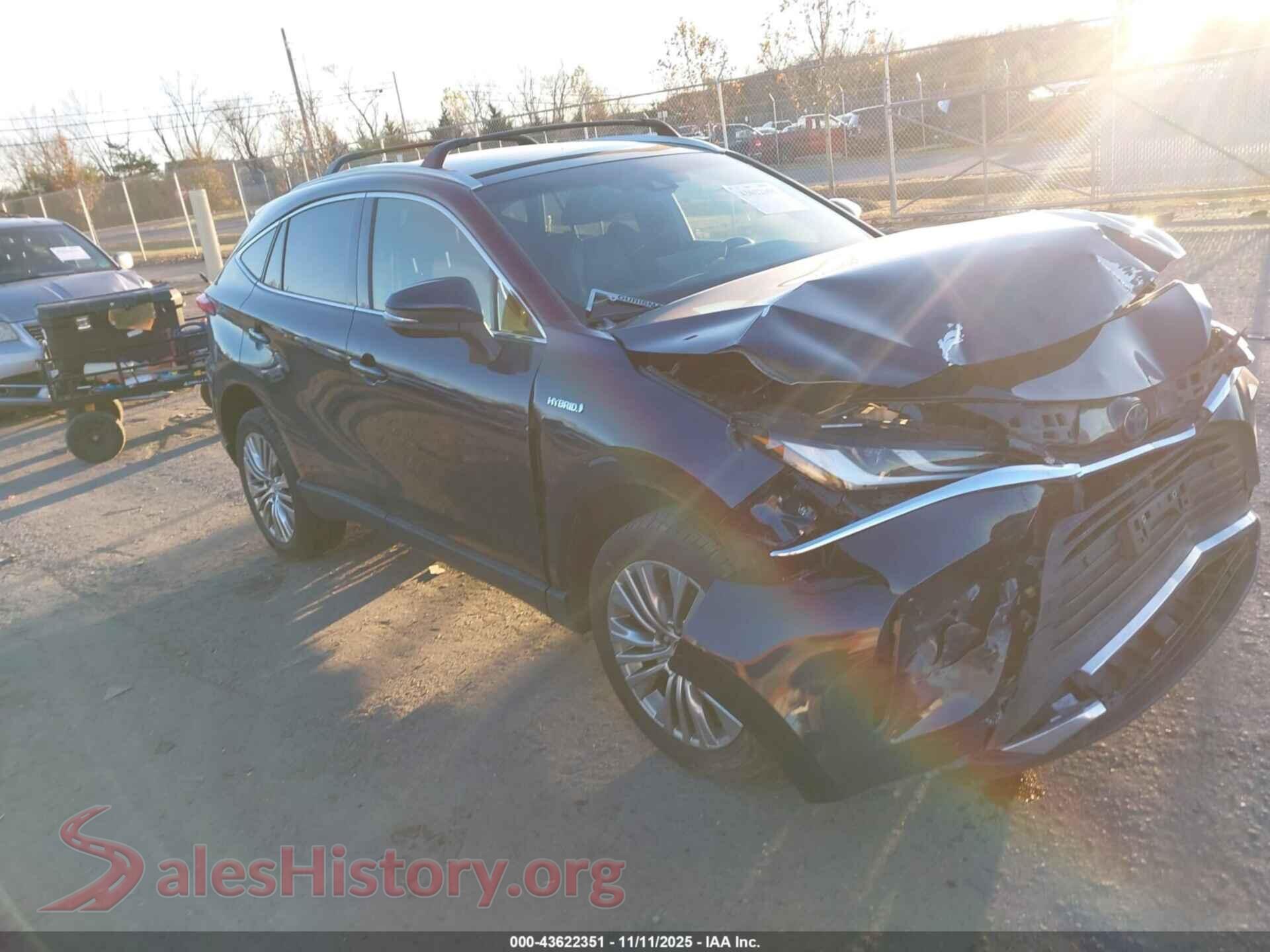 2021 TOYOTA VENZA — VIN JTEAAAAH3MJ013347