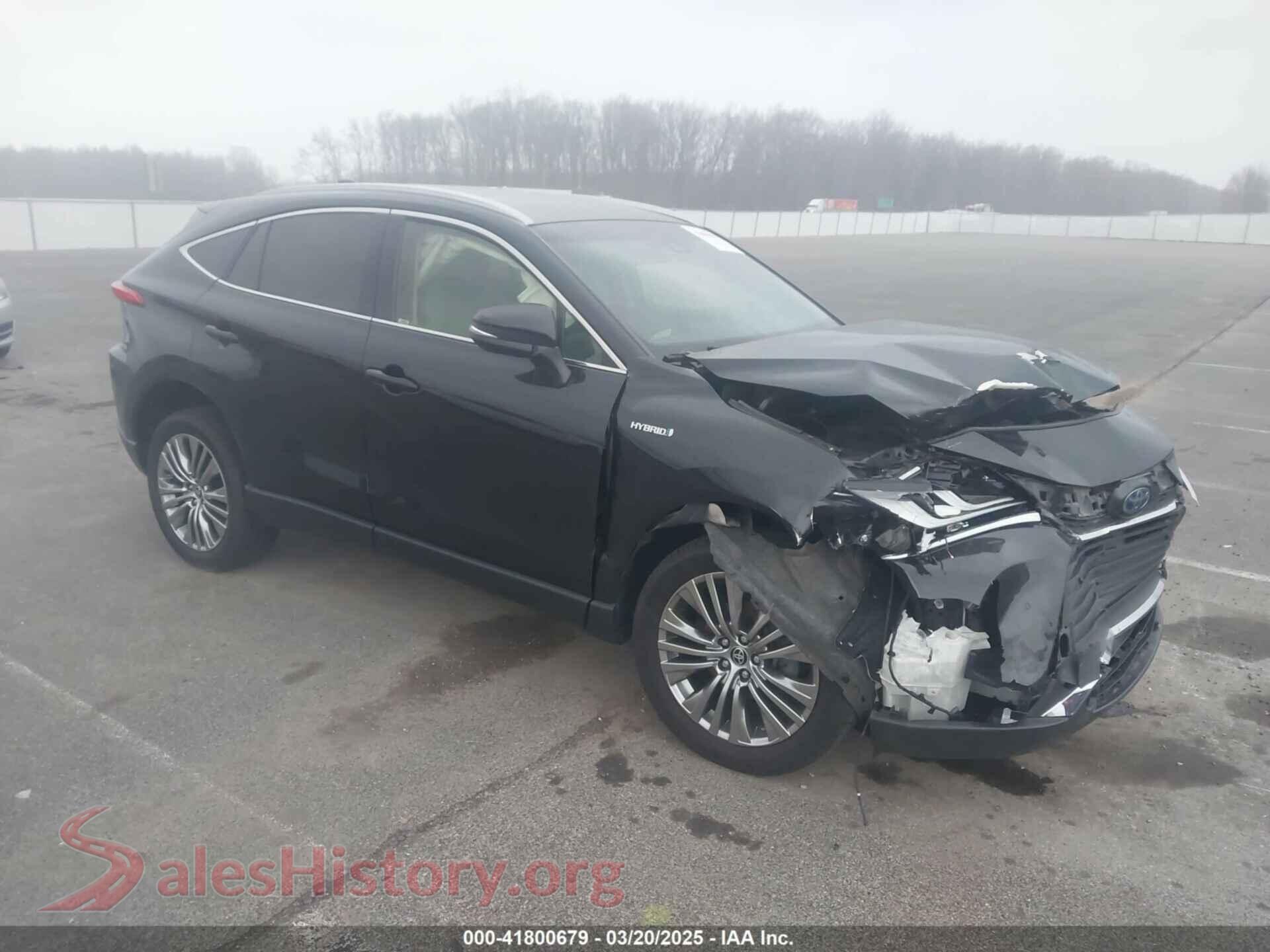 2021 TOYOTA VENZA — VIN JTEAAAAH3MJ063486