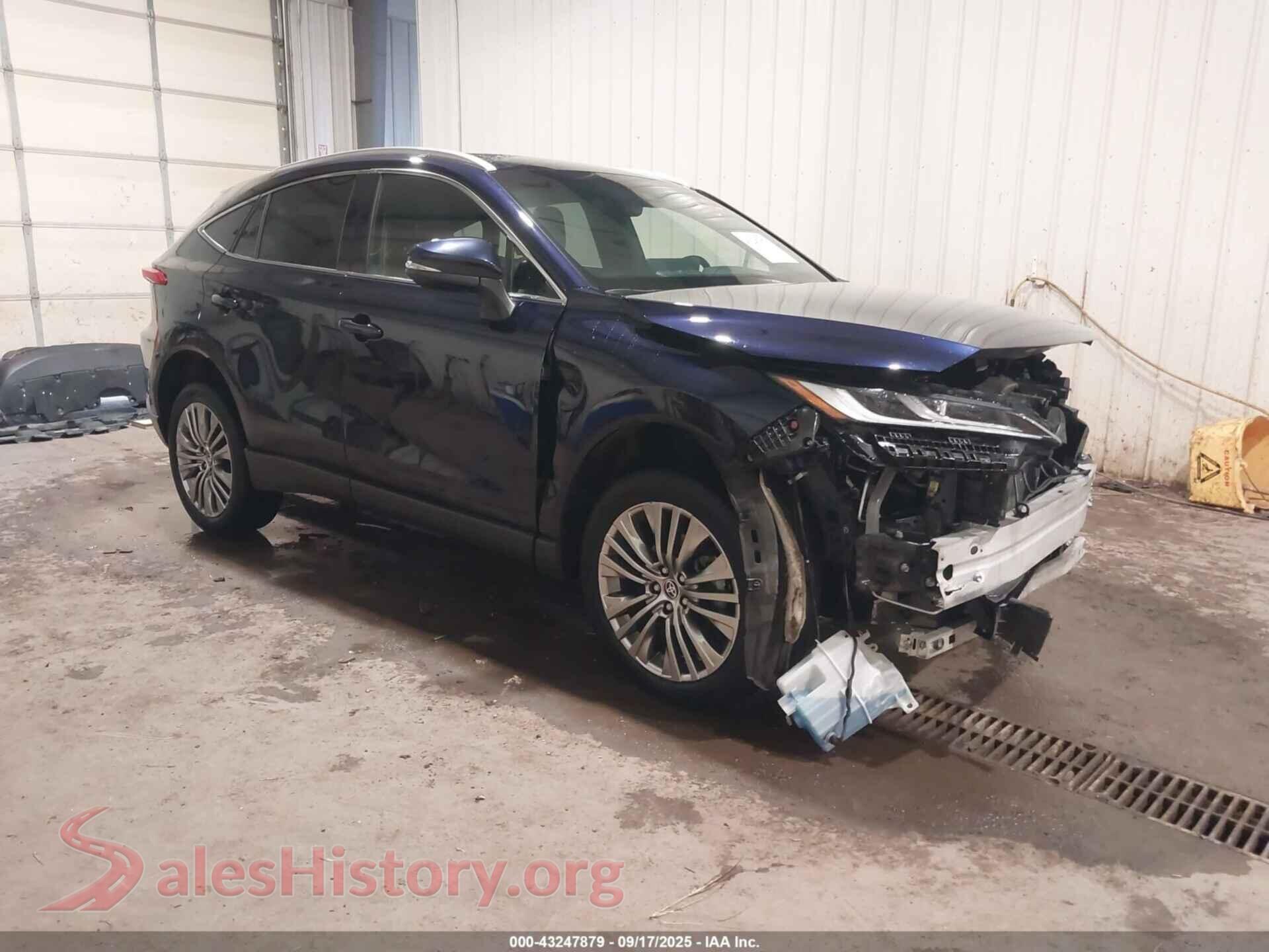 2022 TOYOTA VENZA — VIN JTEAAAAH3NJ087417