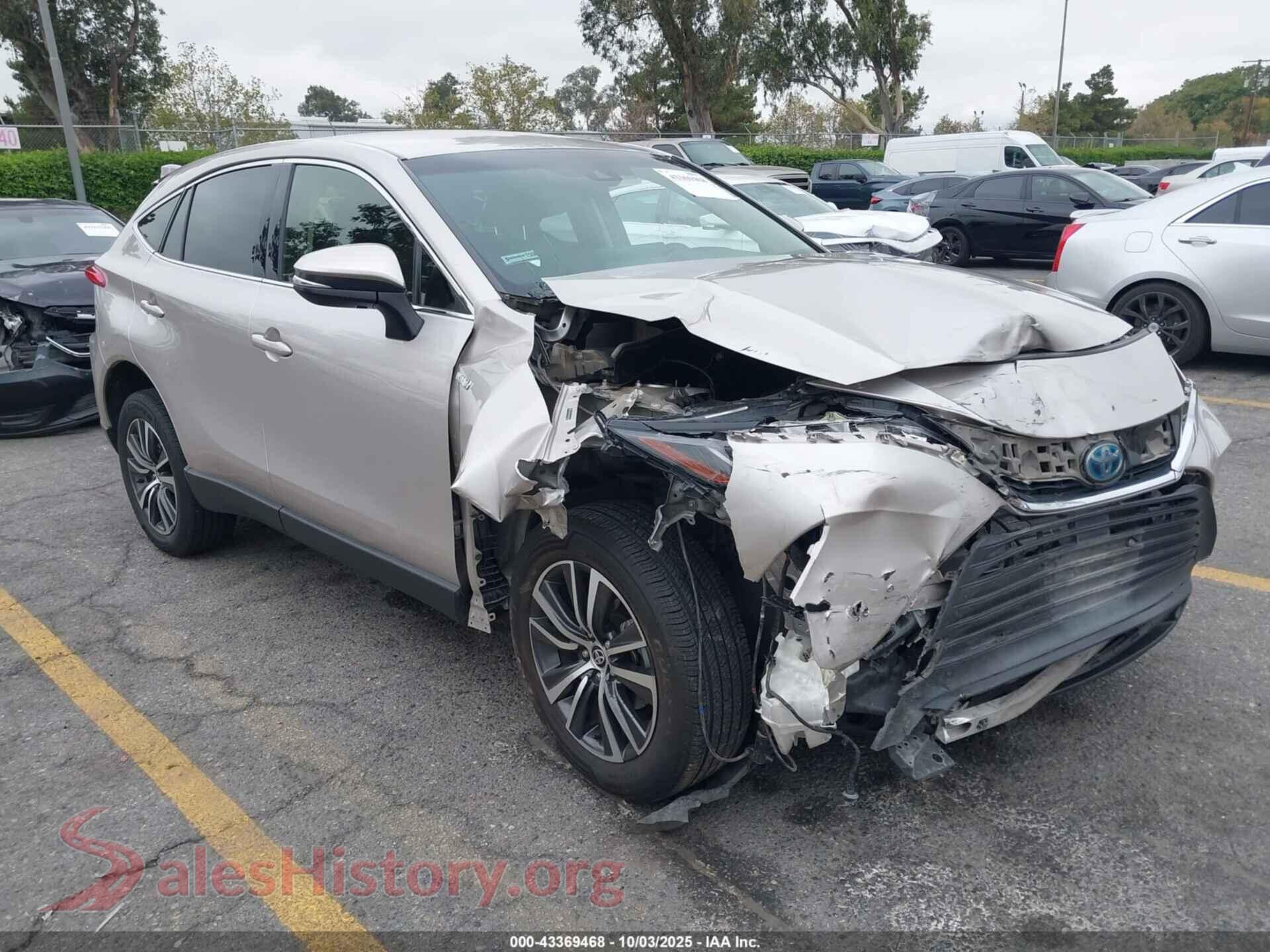 2021 TOYOTA VENZA — VIN JTEAAAAH4MJ066428