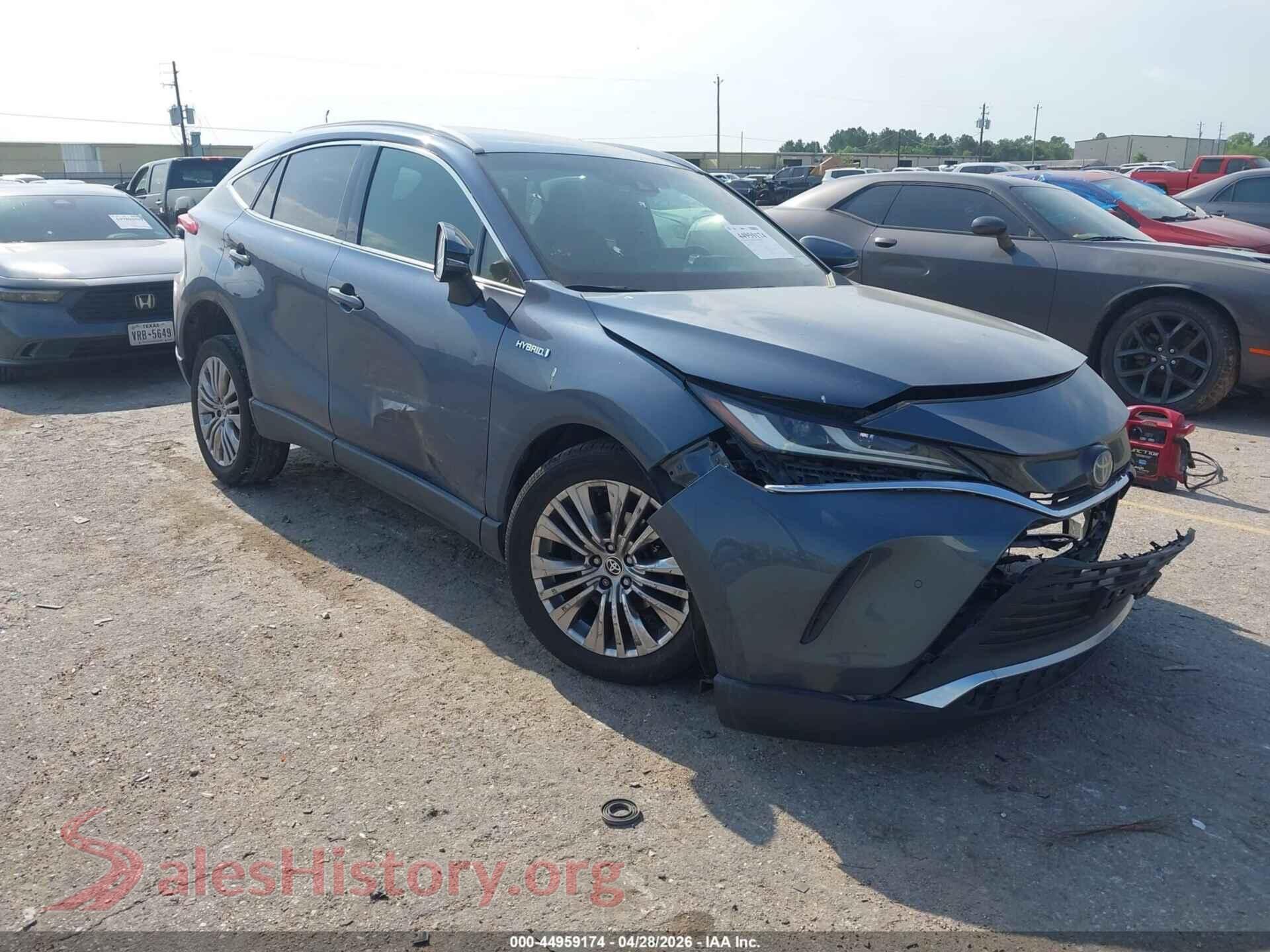 2021 TOYOTA VENZA — VIN JTEAAAAH5MJ011325