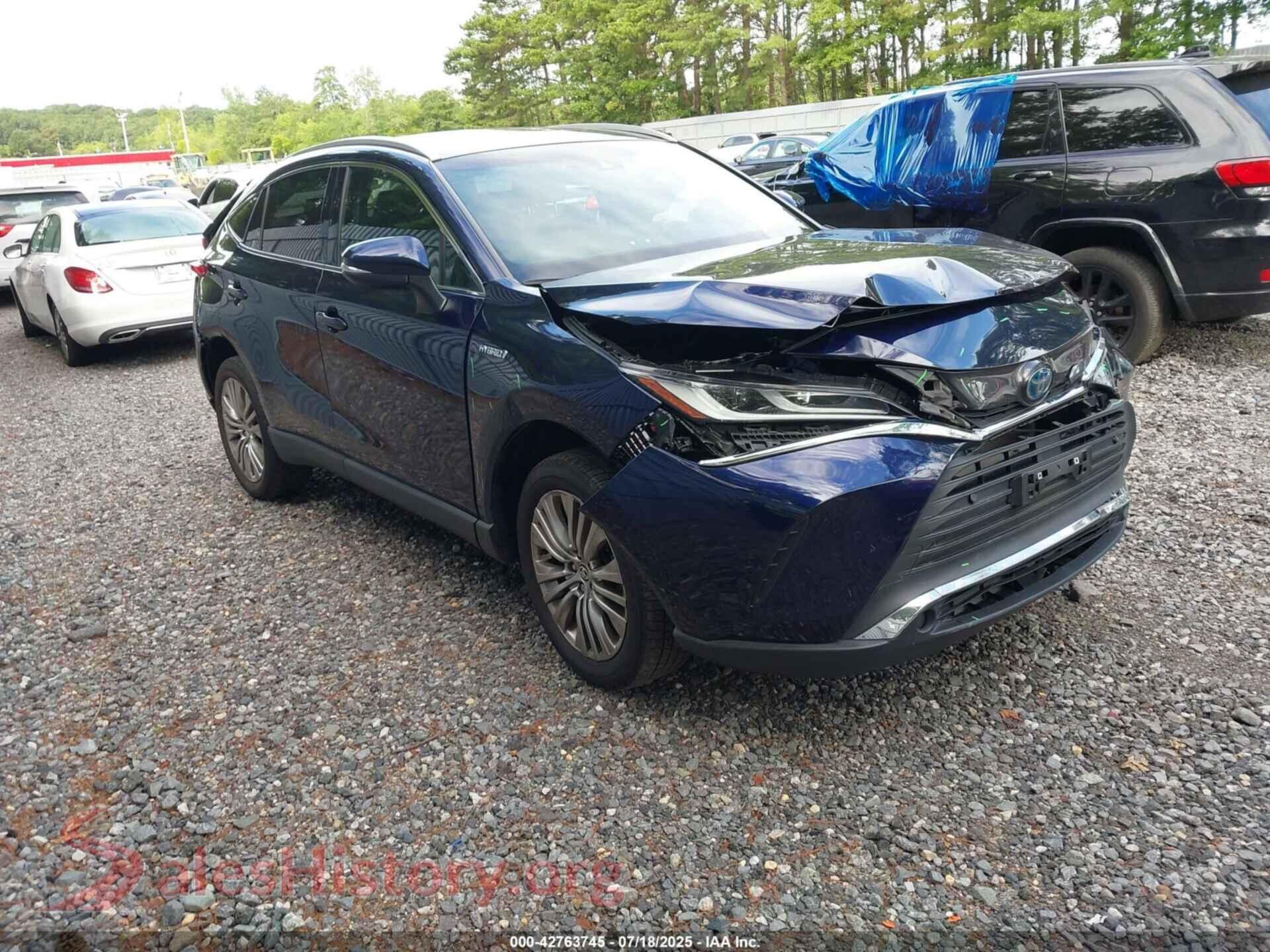 2021 TOYOTA VENZA — VIN JTEAAAAH5MJ052778
