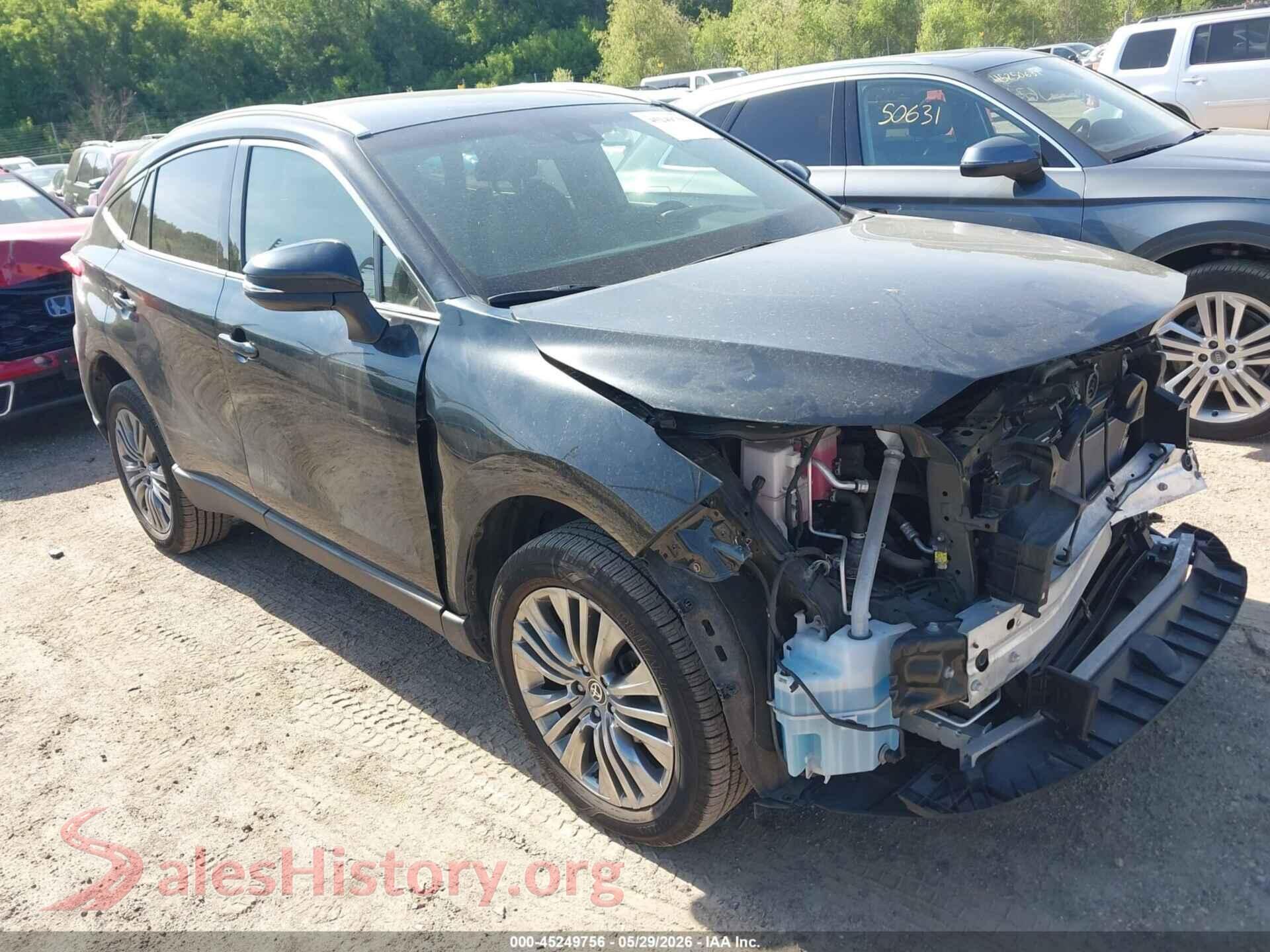 2022 TOYOTA VENZA — VIN JTEAAAAH5NJ106839