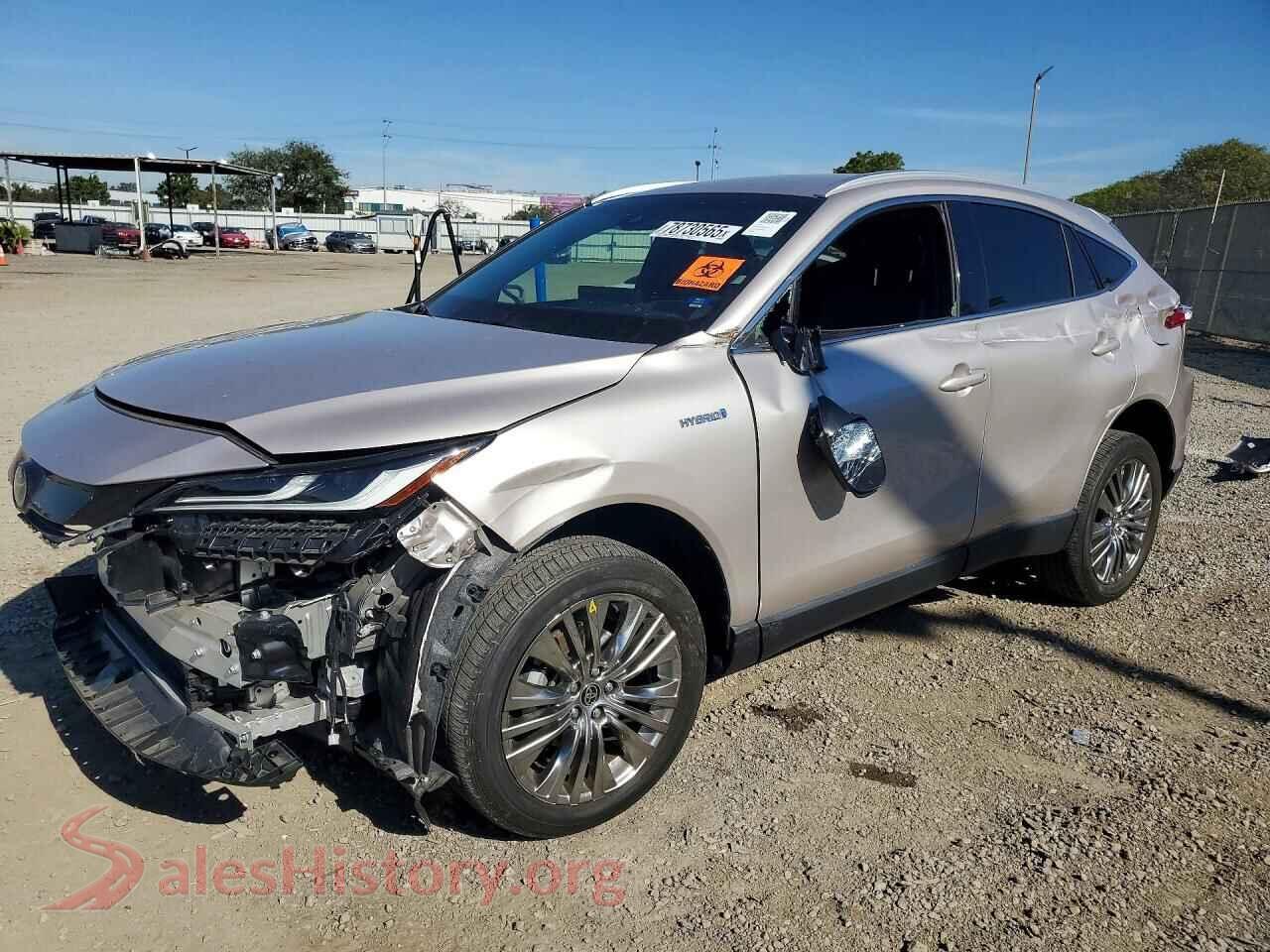 2021 TOYOTA VENZA — VIN JTEAAAAH6MJ022205