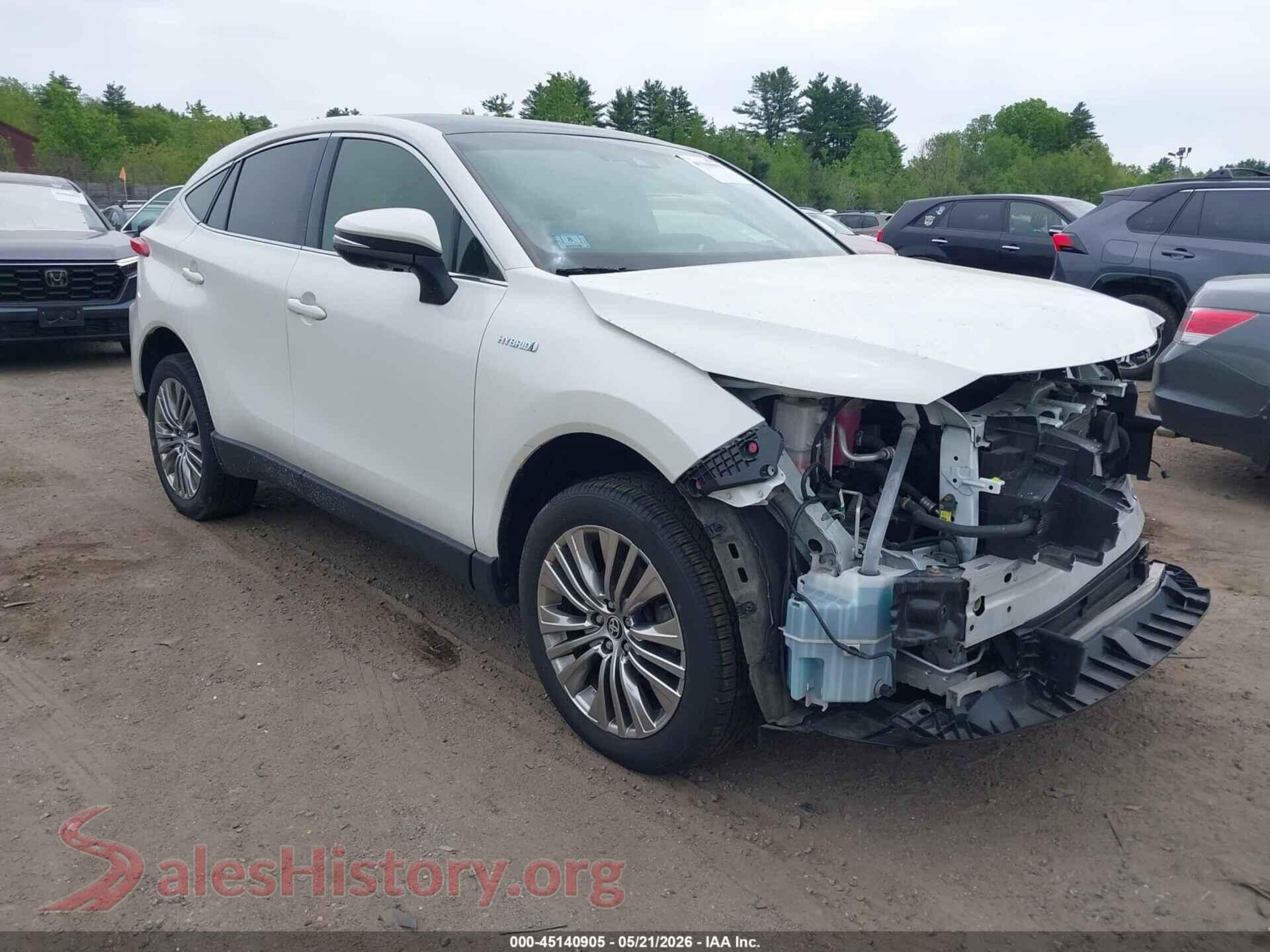 2021 TOYOTA VENZA — VIN JTEAAAAH6MJ059206