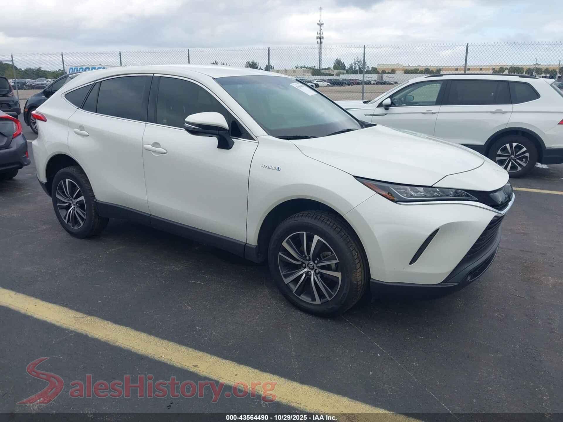 2021 TOYOTA VENZA — VIN JTEAAAAH6MJ080475