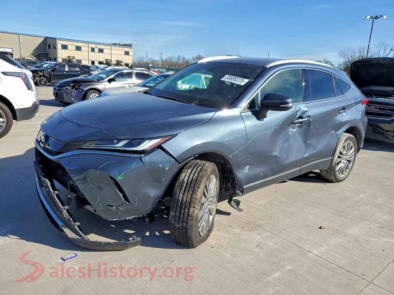 2022 TOYOTA VENZA — VIN JTEAAAAH6NJ102525