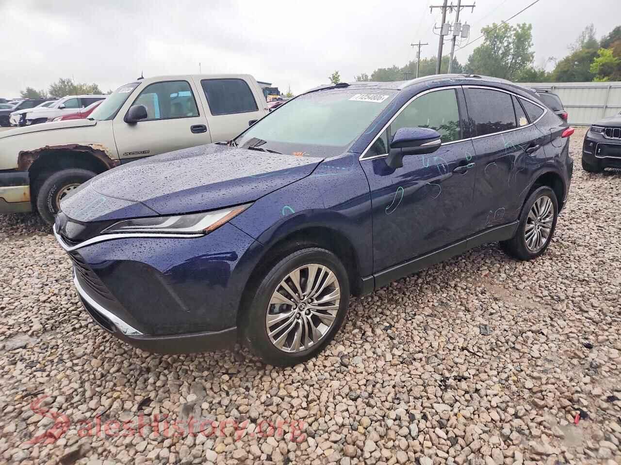 2022 TOYOTA VENZA — VIN JTEAAAAH7NJ107104